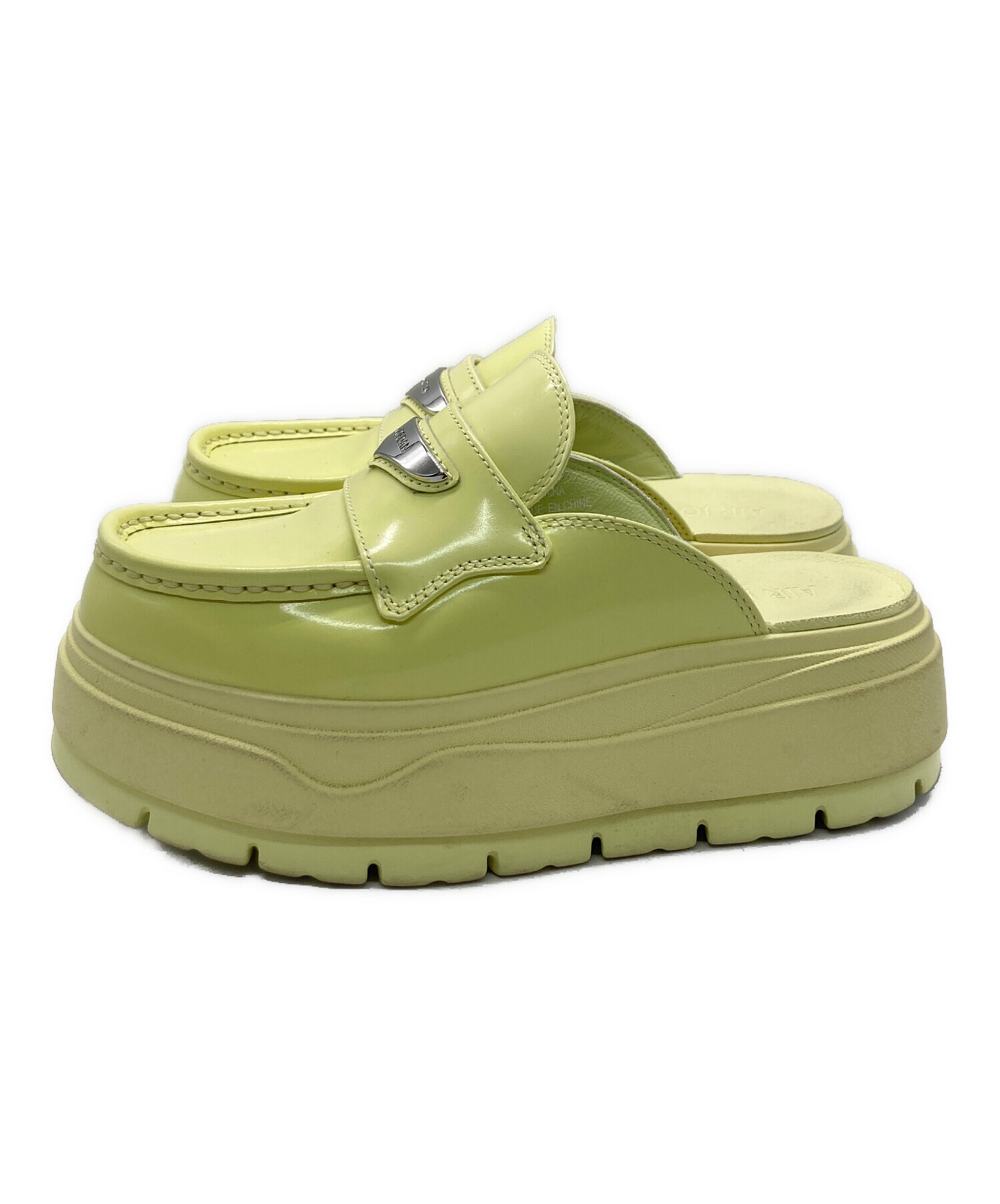 中古・古着通販】NIKE (ナイキ) AIR JORDAN MULE イエロー サイズ