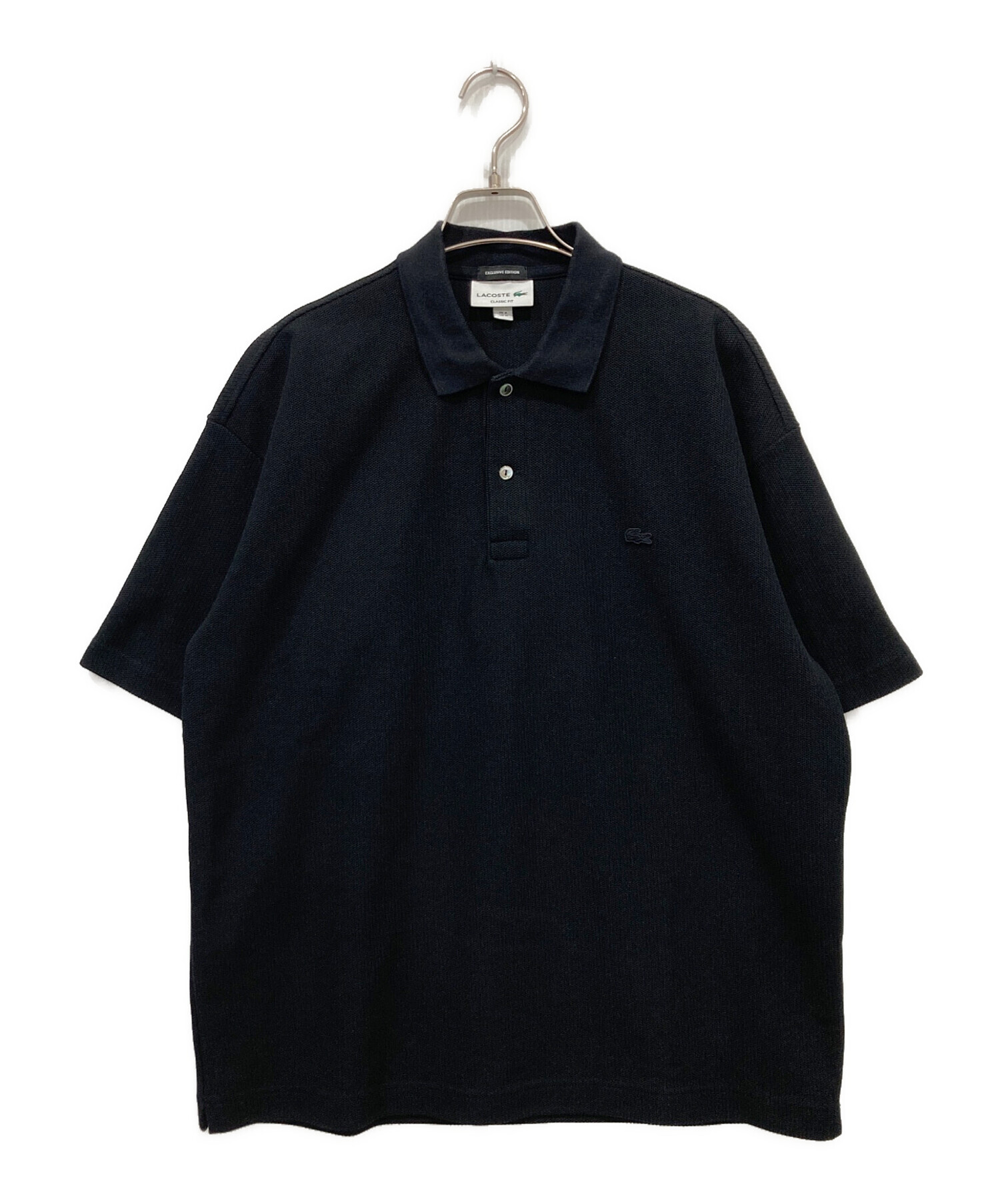 中古・古着通販】LACOSTE (ラコステ) ポロシャツ ブラック サイズ:M
