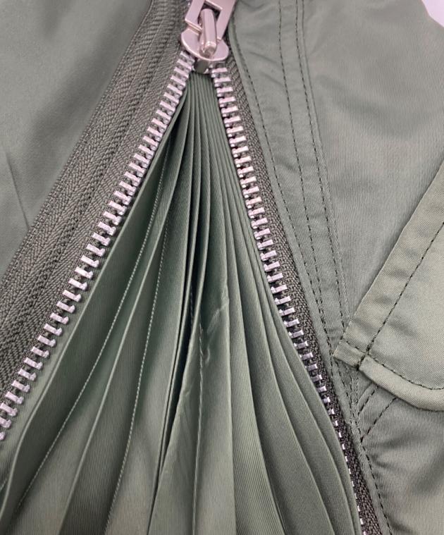 中古・古着通販】sacai (サカイ) Nylon Twill Mix Skirt カーキ