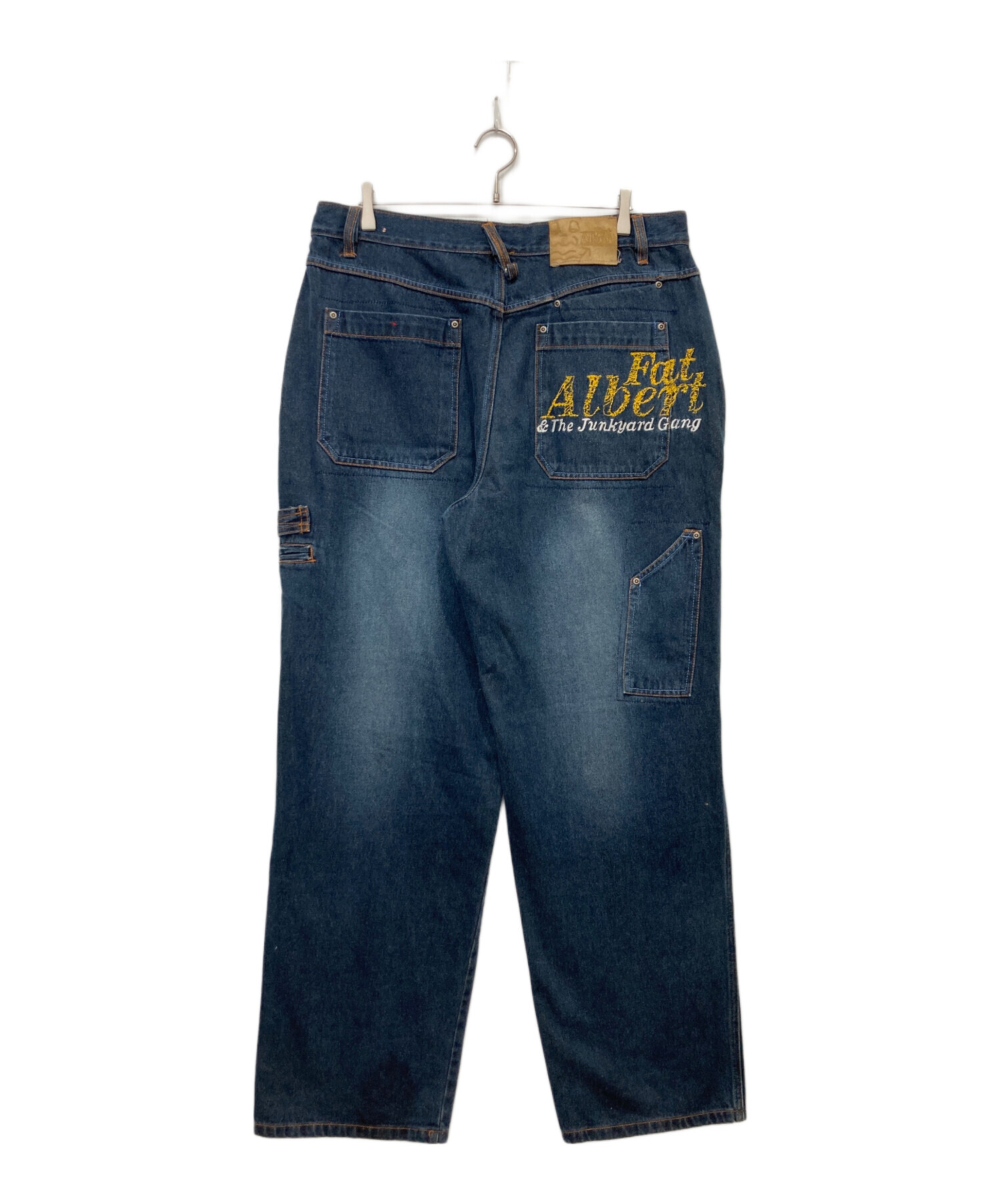 【中古】オールド Alpha Numeric ペインターパンツ サイズ38 インディゴブルー[91][240091404851] 中古・古着通販】Fat albert (ファットアルバート) ペインターデニム