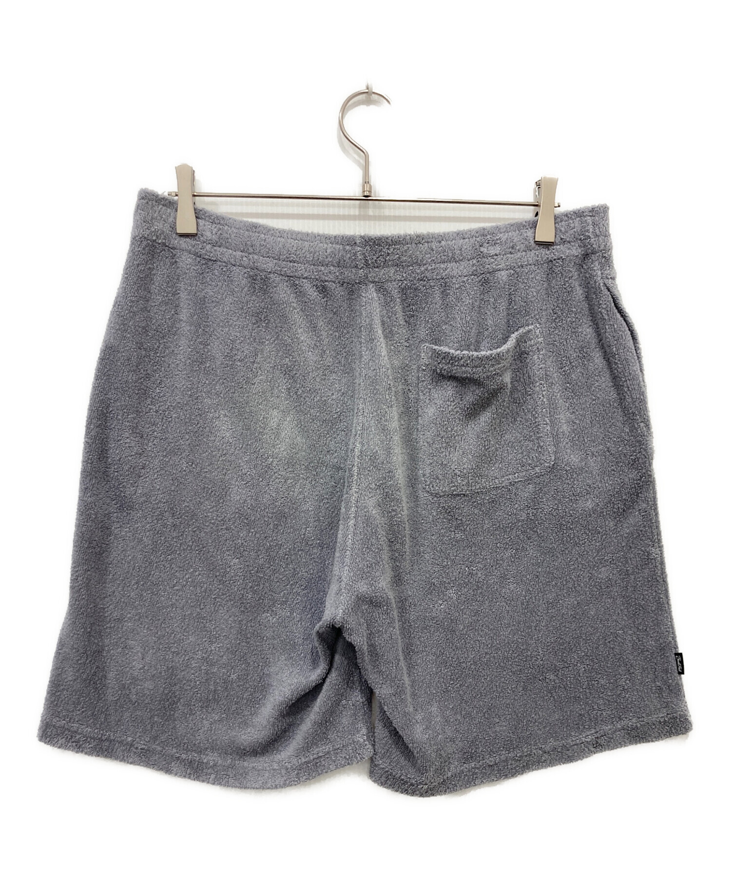 BUDSPOOL バッズプール パイル生地 ハーフパンツ ショートパンツ 白 L 中古・古着通販】BUDSPOOL (バッズプール) パイル地ハーフパンツ