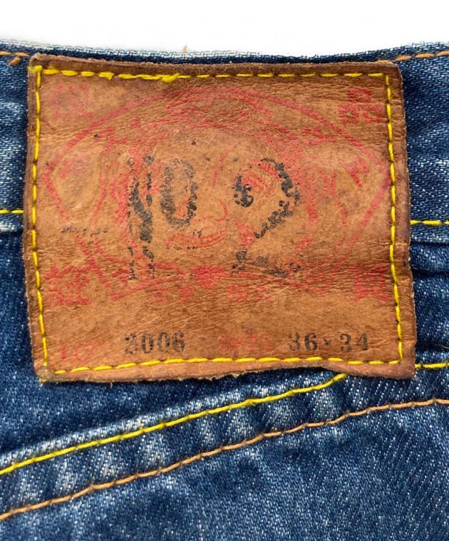 中古・古着通販】EVISU (エヴィス) 赤カモメ シンチバック デニム