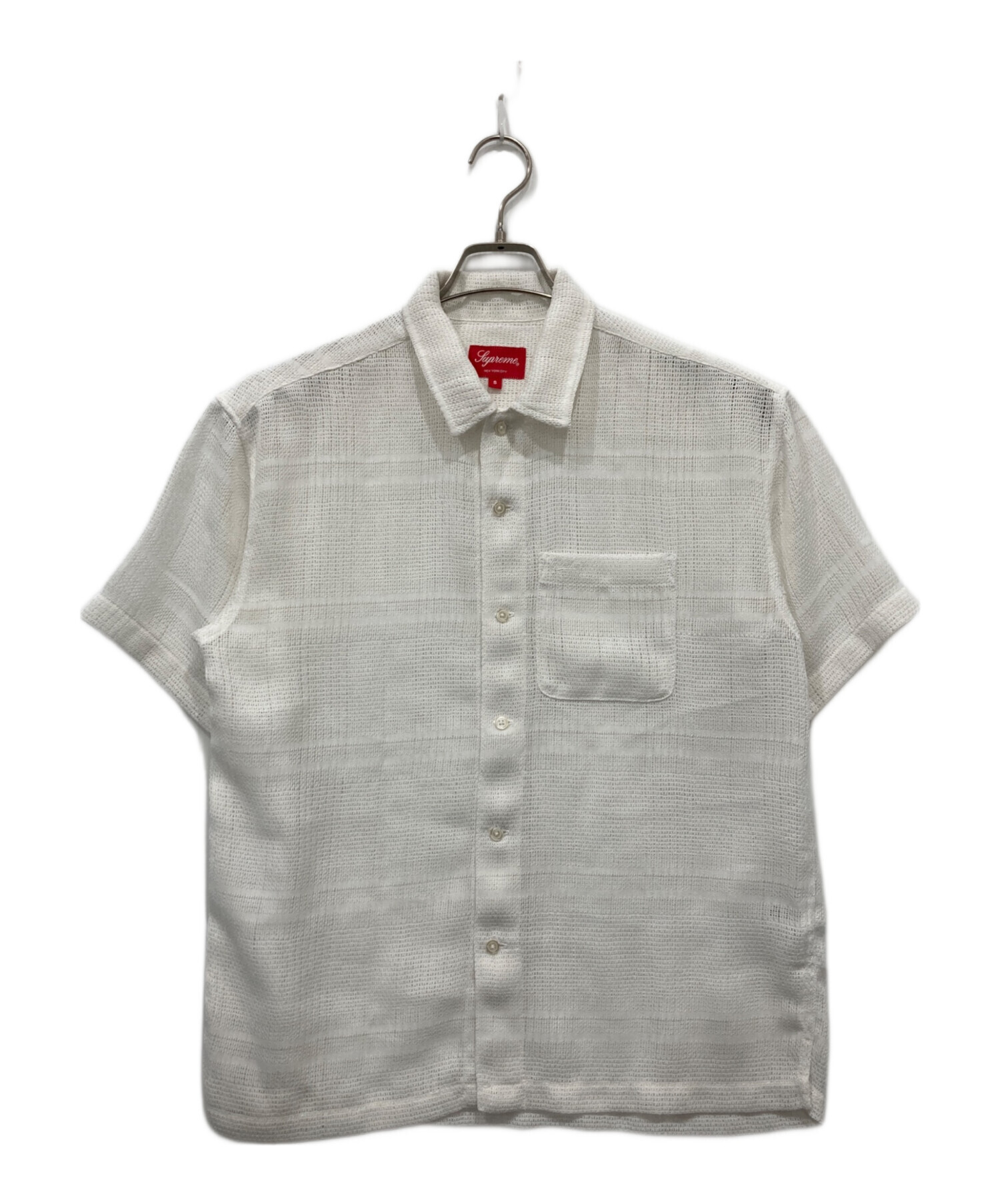 未使用品 supreme 23SS Mesh Stripe S/S Shirt 中古・古着通販】Supreme (シュプリーム) 23SS Mesh Stripe S/S Shirt