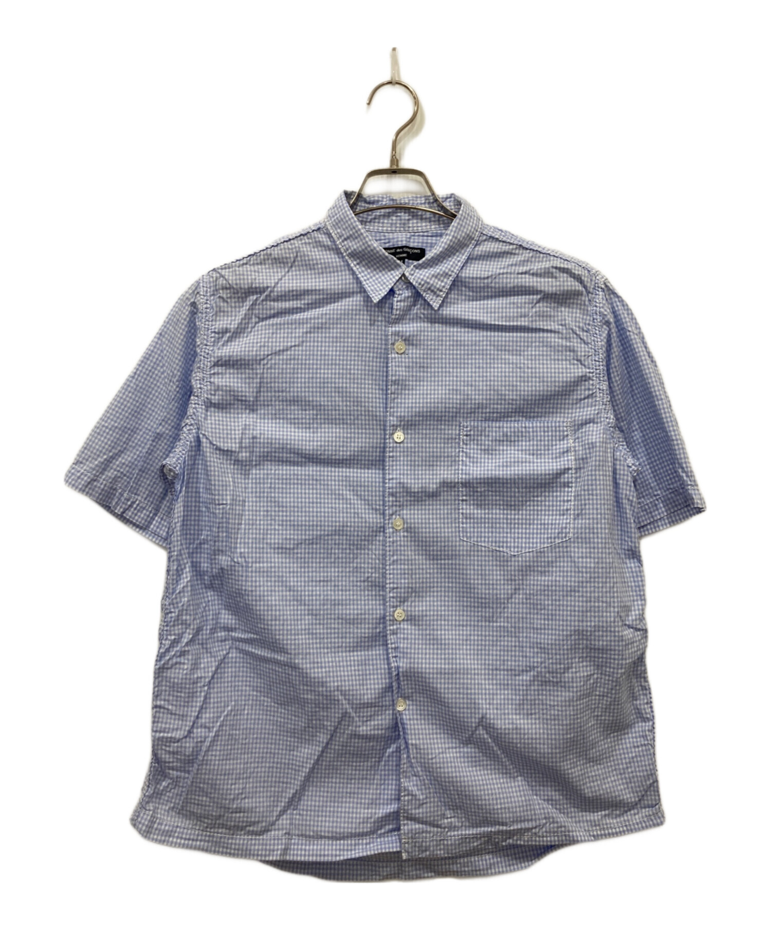 美品 COMME des GARCONS HOMME ギンガムチェックシャツ 中古・古着通販】COMME des GARCONS HOMME (コムデギャルソン オム