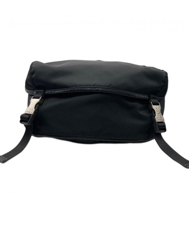 中古・古着通販】PRADA (プラダ) ナイロンショルダーバッグ ブラック