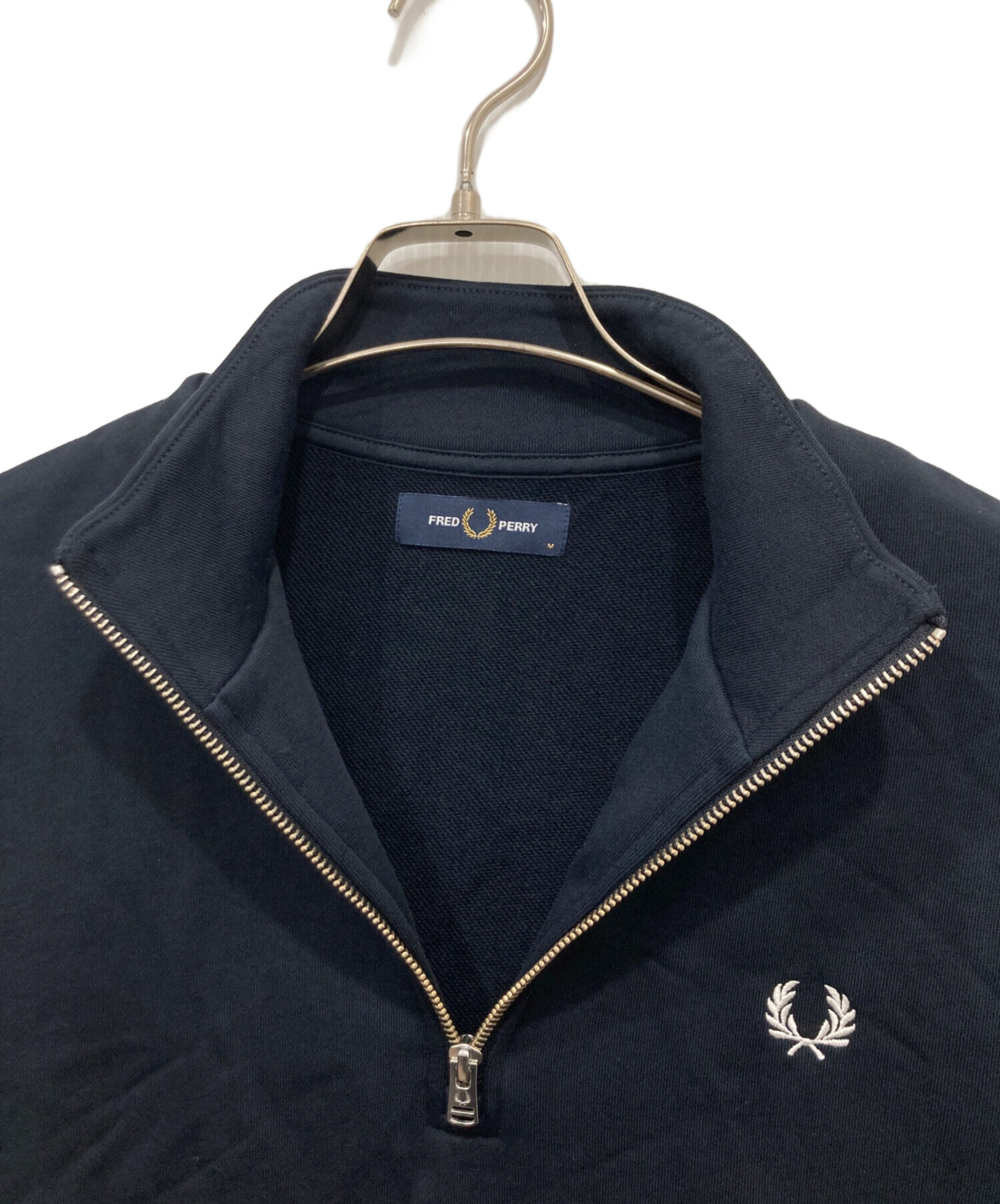 中古・古着通販】FRED PERRY (フレッドペリー) Half ZIP SWEATSHIRT