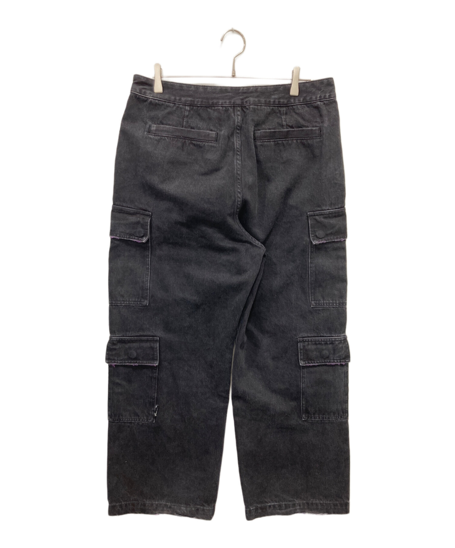 EVISU カーゴパンツ 中古・古着通販】EVISU (エヴィス) ツートーンダメージ加工オーバー