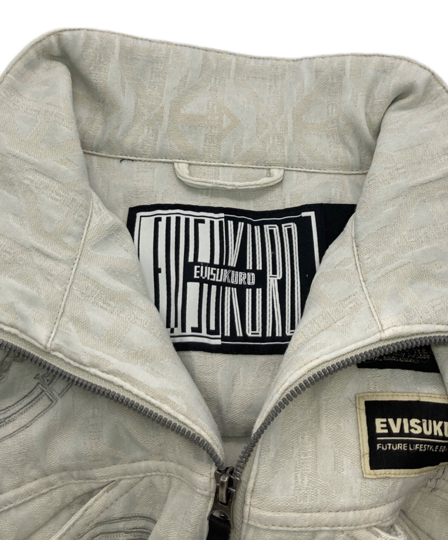 中古・古着通販】EVISU (エヴィス) All-Over Logo Jacquard Trucker