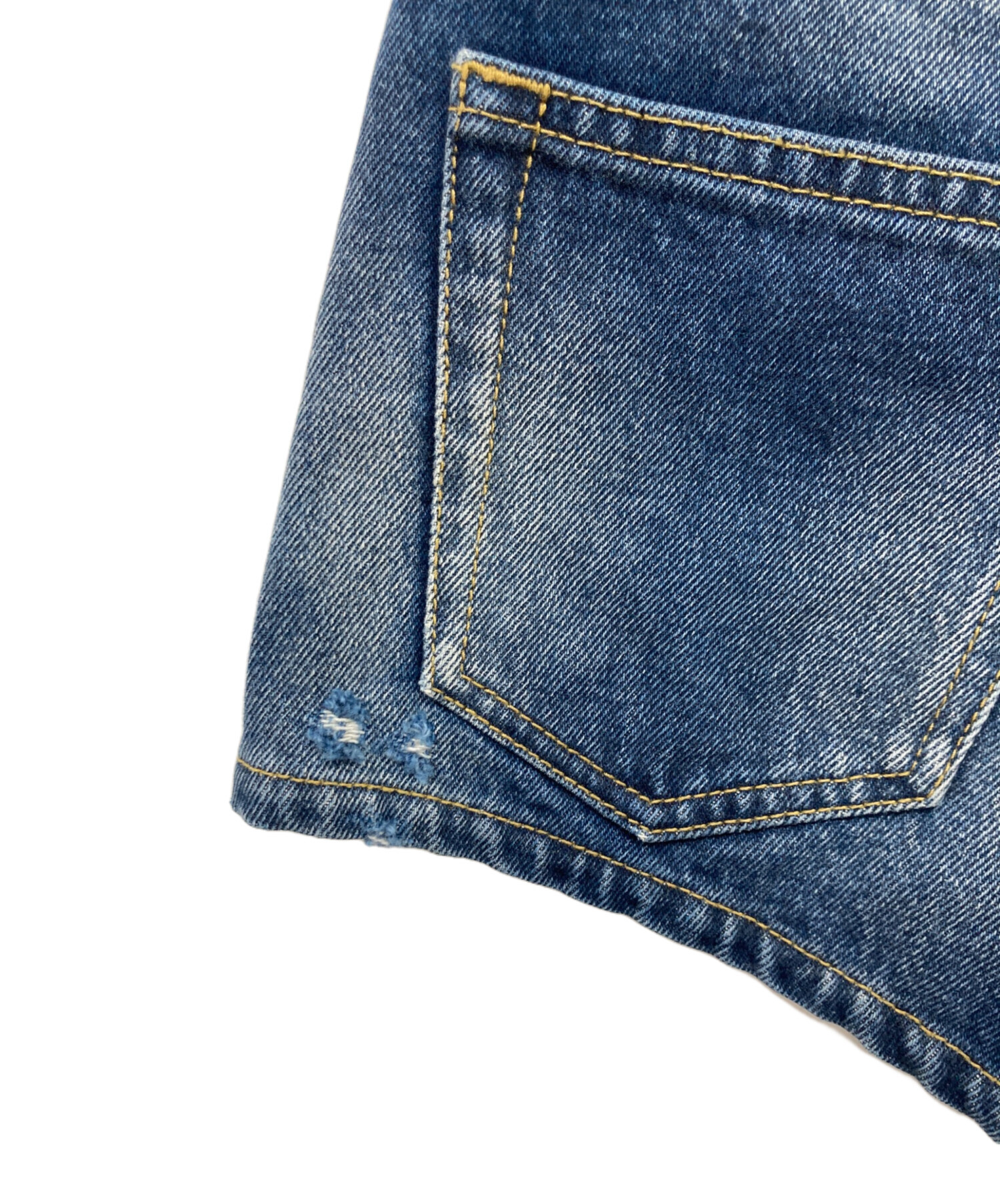 中古・古着通販】PRADA (プラダ) デニムショートパンツ インディゴ
