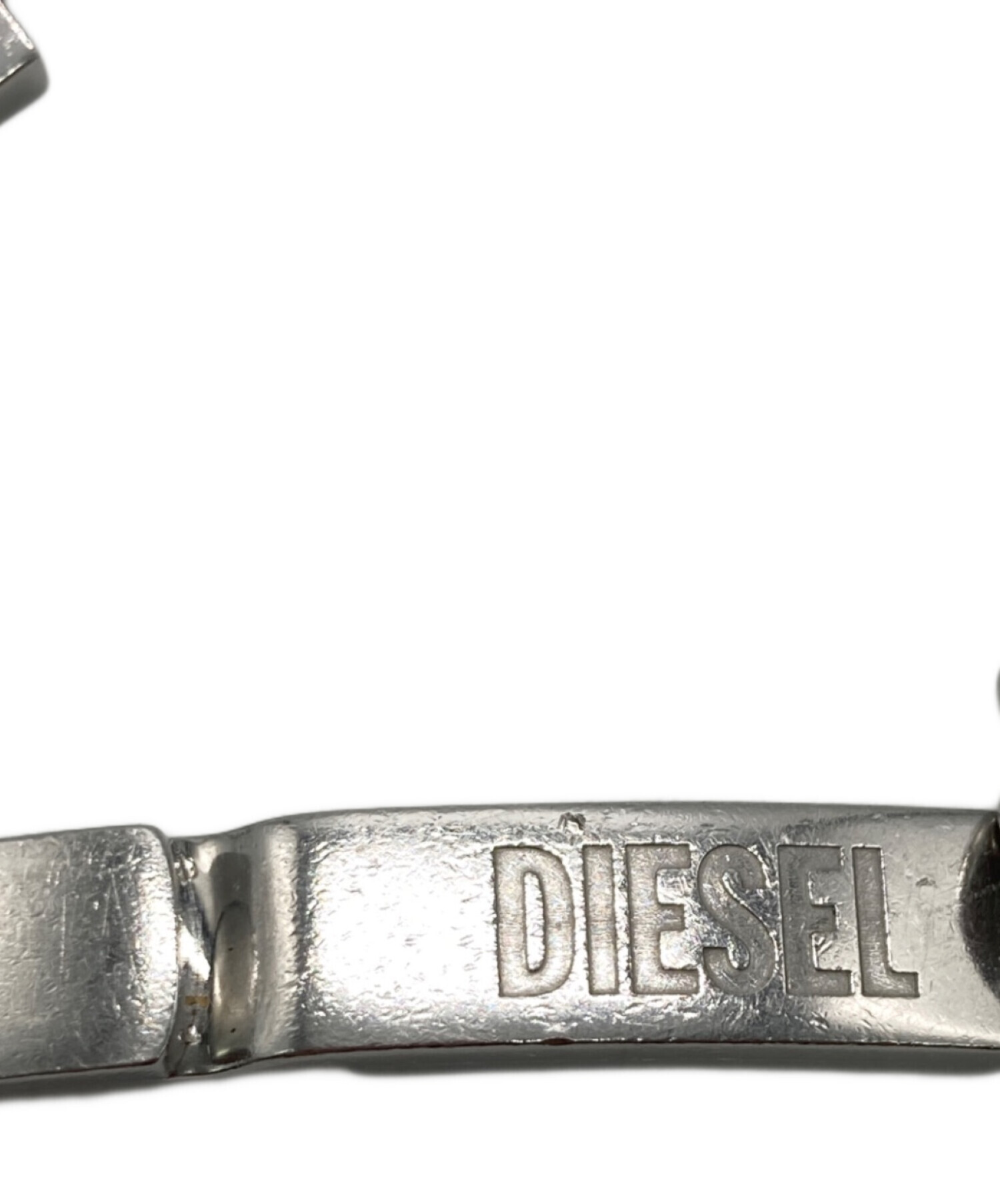 中古・古着通販】DIESEL (ディーゼル) ロゴプレートブレスレット