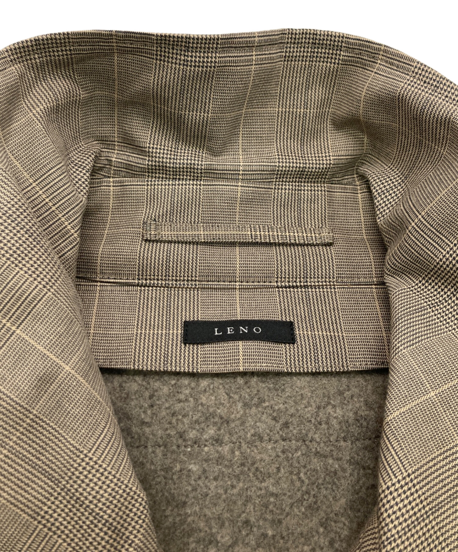 中古・古着通販】leno (リノ) BAL COLLAR COAT ベージュ サイズ:1