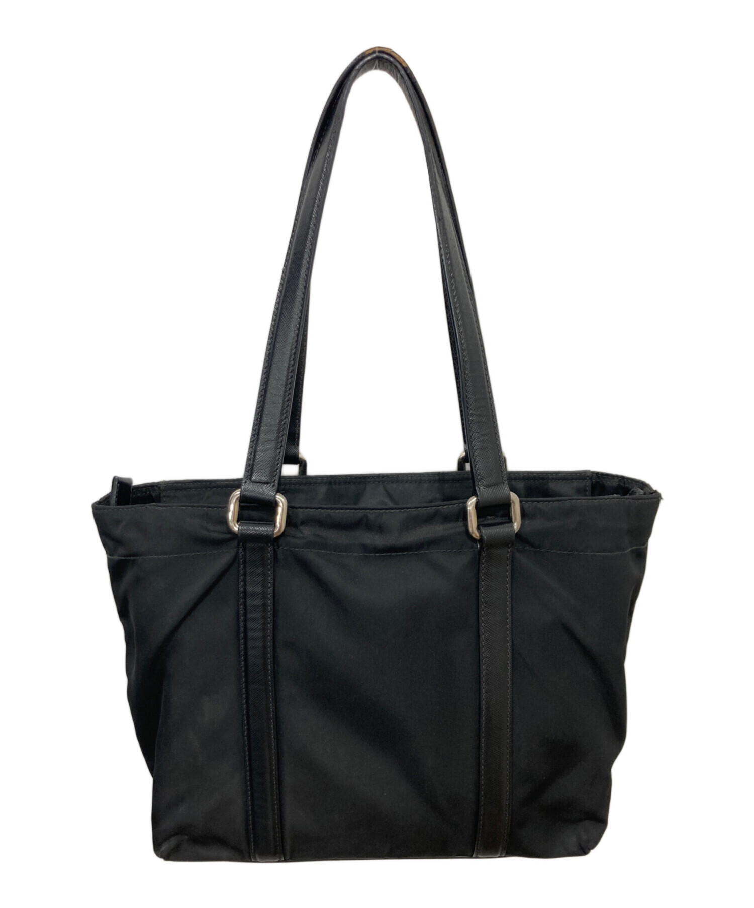 PRADA プラダ／ナイロン トートバック／ブラック 中古・古着通販】PRADA (プラダ) ナイロントートバッグ ブラック