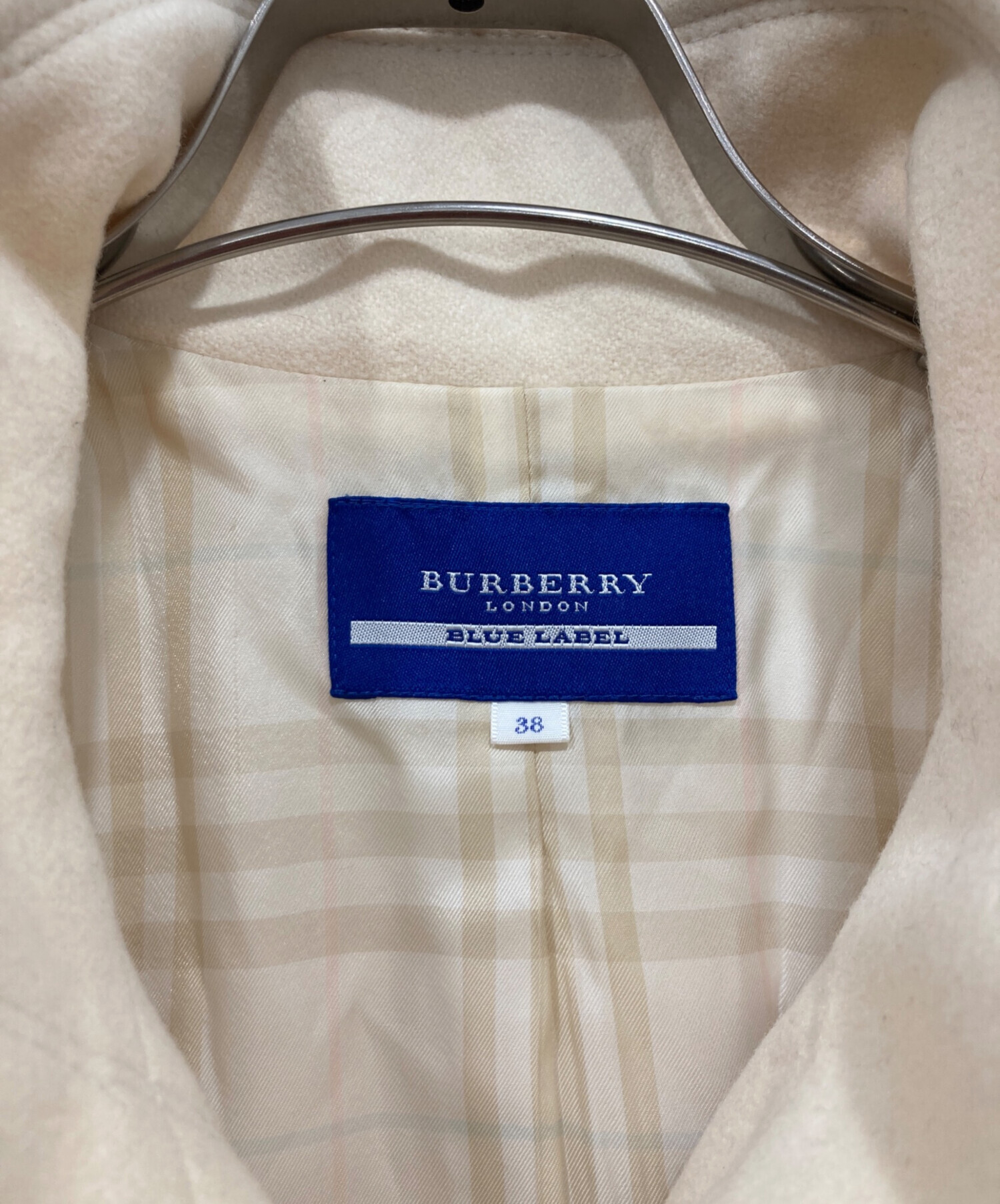 BURBERRY BLUE LABEL ツイード ショートジャケット 38 中古・古着通販】BURBERRY BLUE LABEL (バーバリー ブルー レーベル