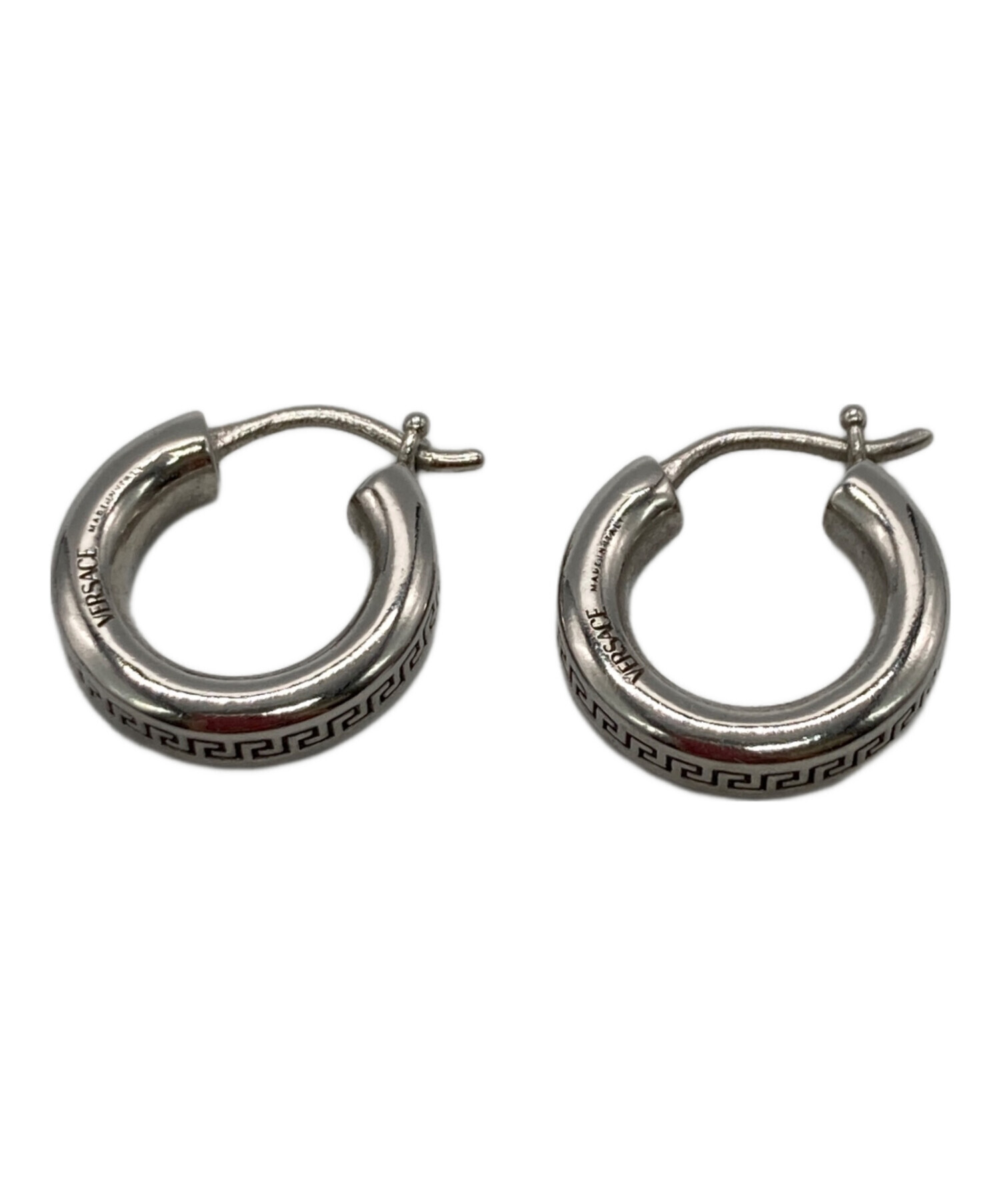 中古・古着通販】VERSACE (ヴェルサーチ) グレカ フープピアス