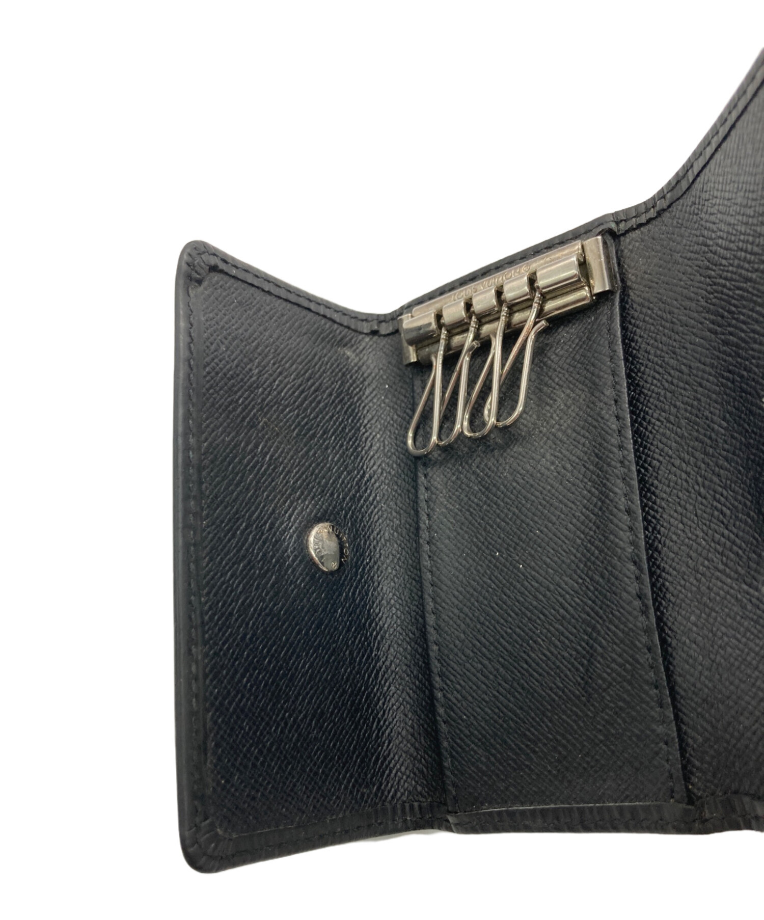 【美品】ルイ・ヴィトン キーケース 中古・古着通販】LOUIS VUITTON (ルイ ヴィトン) キーケース ブラック