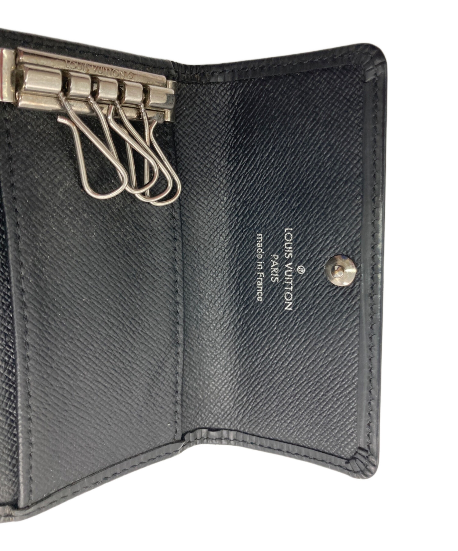 【美品】ルイ・ヴィトン キーケース 中古・古着通販】LOUIS VUITTON (ルイ ヴィトン) キーケース ブラック
