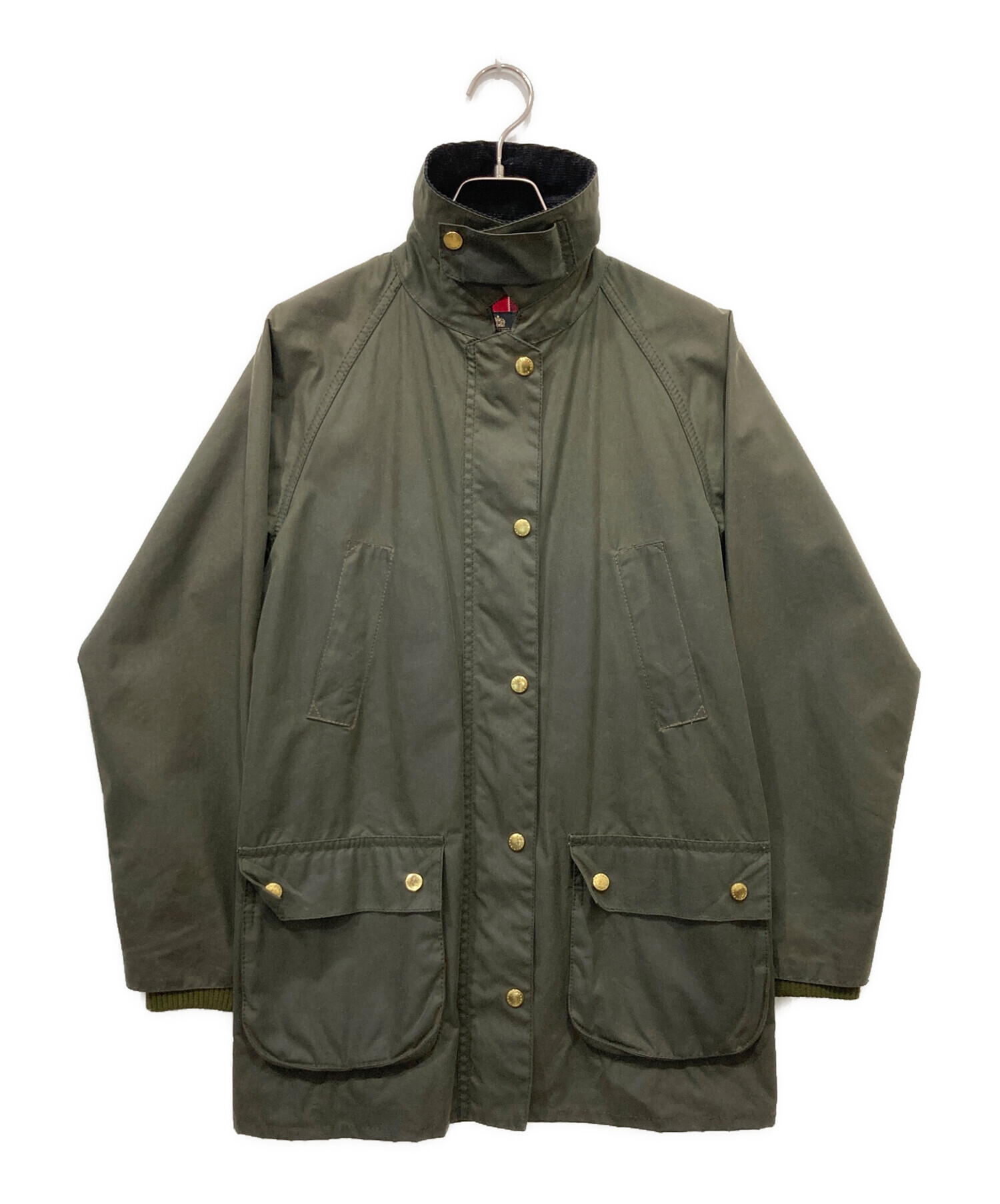 バブアー オイルコートジャケット　サイズUK8 カーキブラウン 中古・古着通販】Barbour (バブアー) ワックスドジャケット カーキ