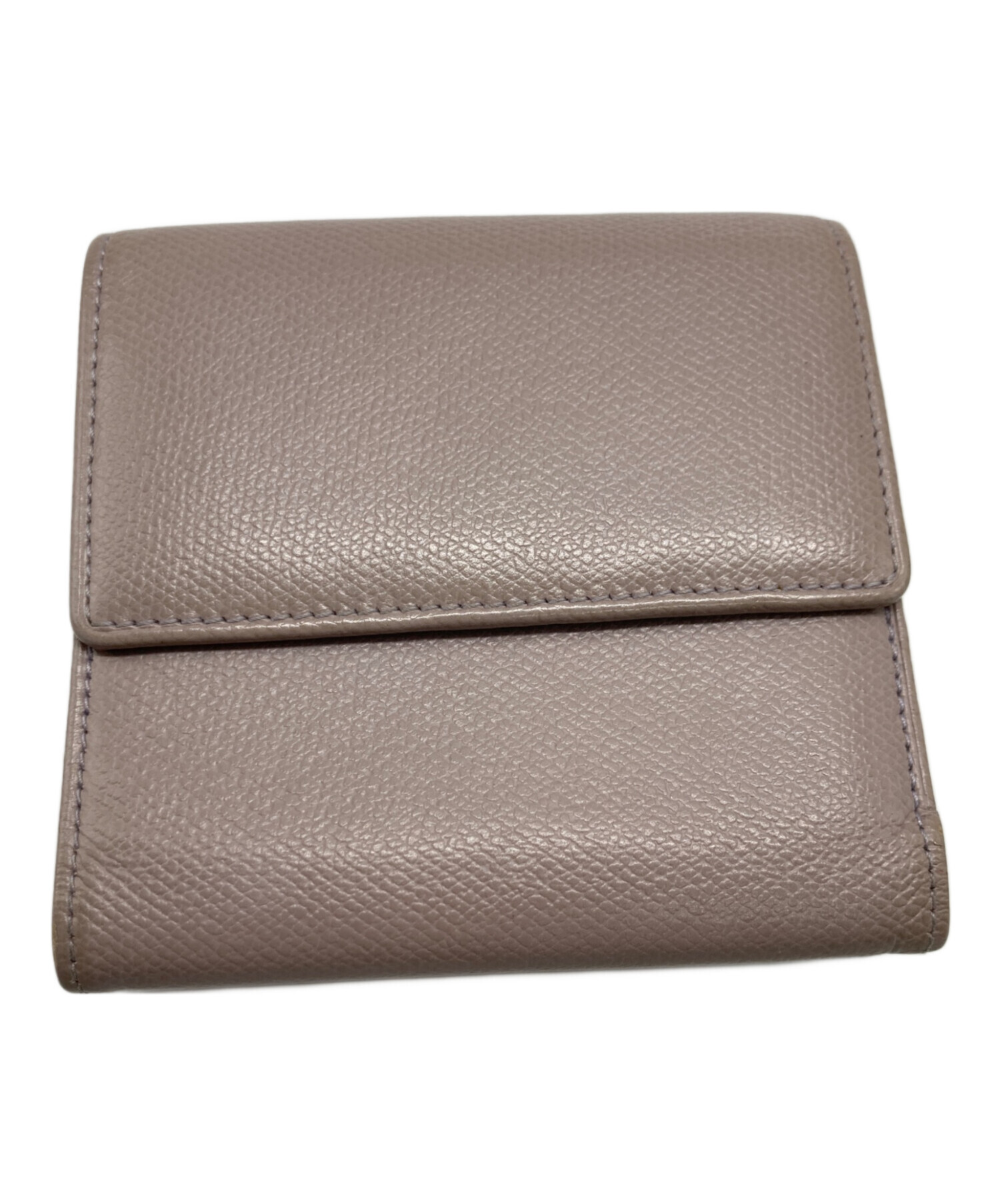 CHANEL 二つ折り財布 ベージュ 中古・古着通販】CHANEL (シャネル) 3つ折り財布 ベージュ｜ブランド