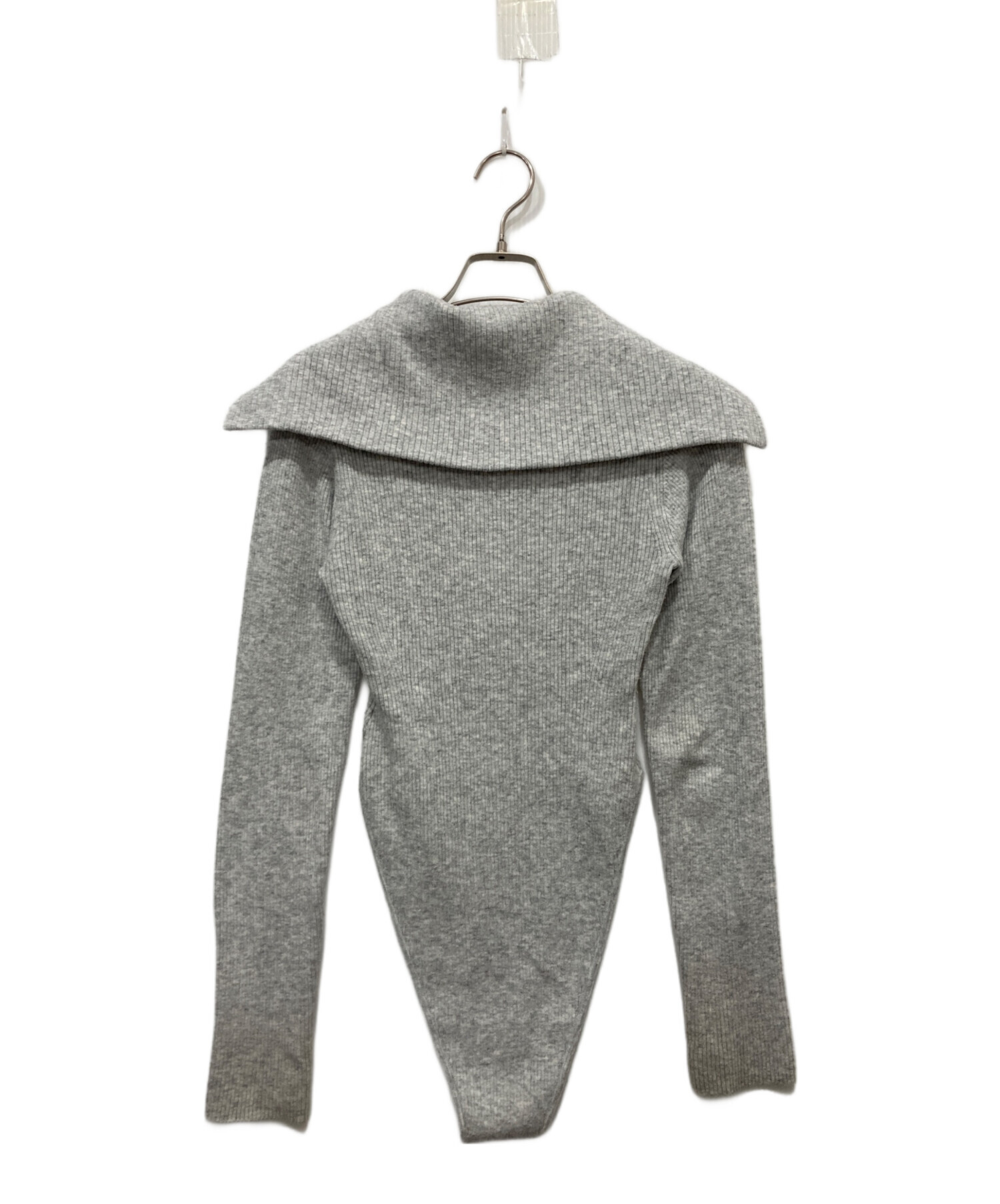 中古・古着通販】NKNIT (ンニット) sailor collar rib KNIT bodysuit