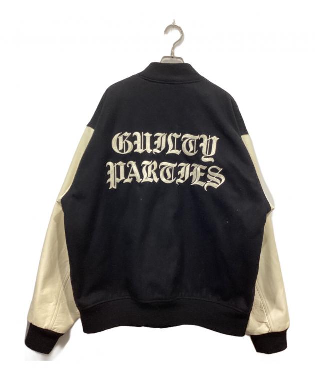 中古・古着通販】WACKO MARIA (ワコマリア) LEATHER VARSITY JACKET -B