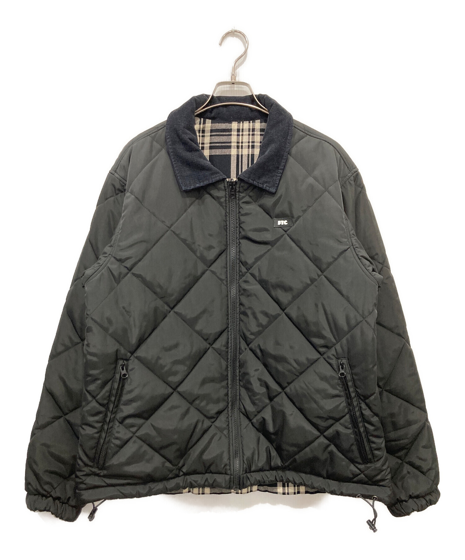中古・古着通販】FTC (エフティーシー) REVERSIBLE PLAID PUFFY JACKE