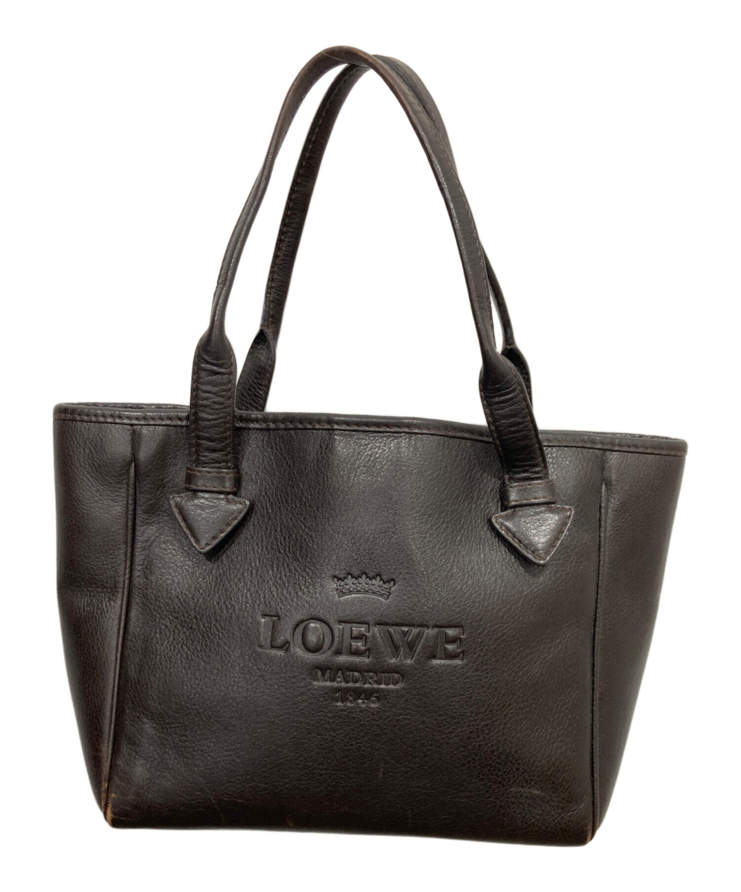 中古・古着通販】LOEWE (ロエベ) ヘリテージ トート ブラウン