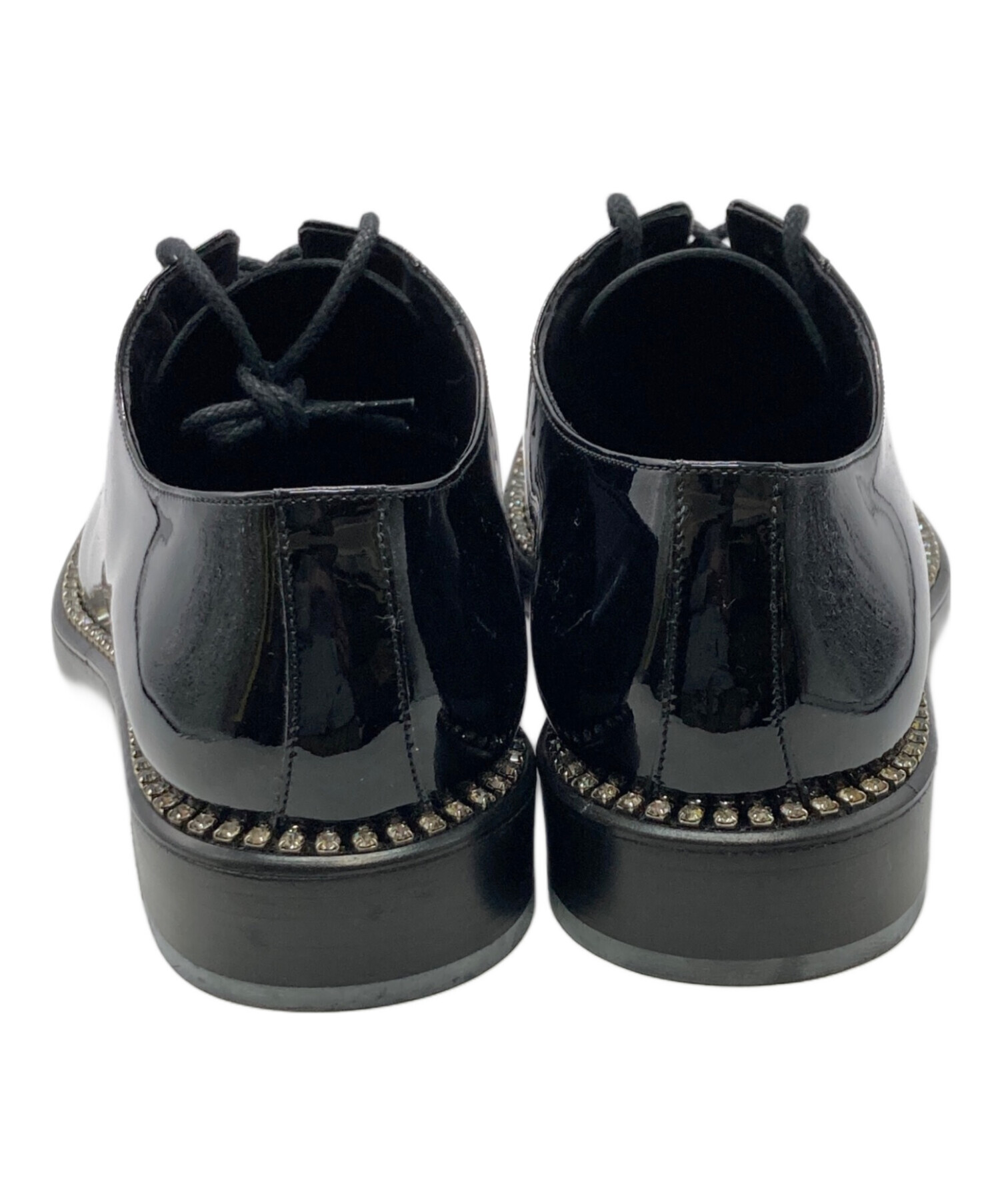 中古・古着通販】JIMMY CHOO (ジミーチュウ) ラインストーンパテント 