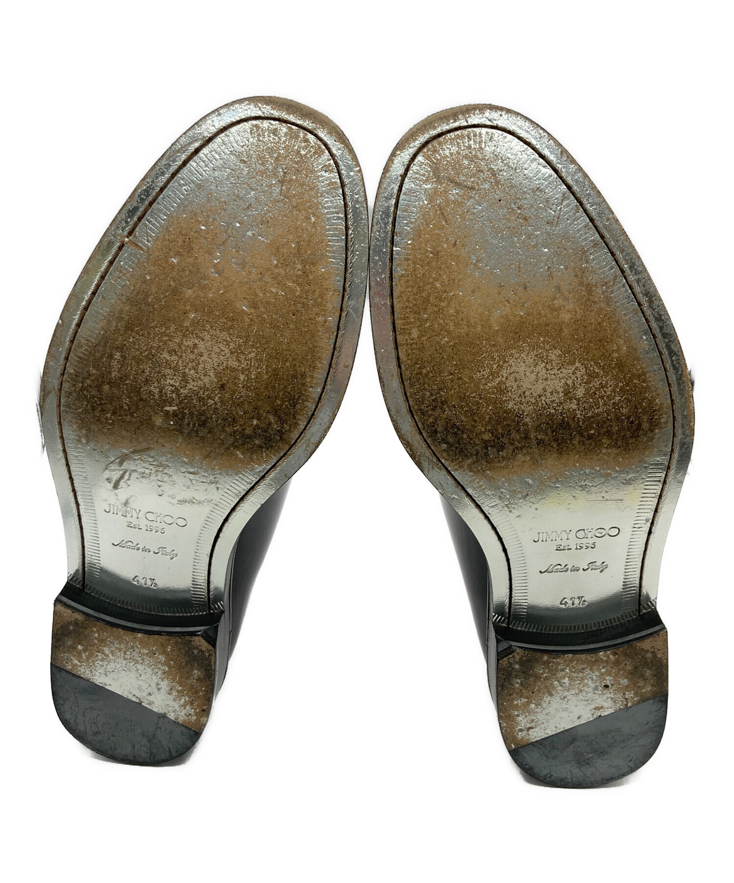 中古・古着通販】JIMMY CHOO (ジミーチュウ) ラインストーンパテント 