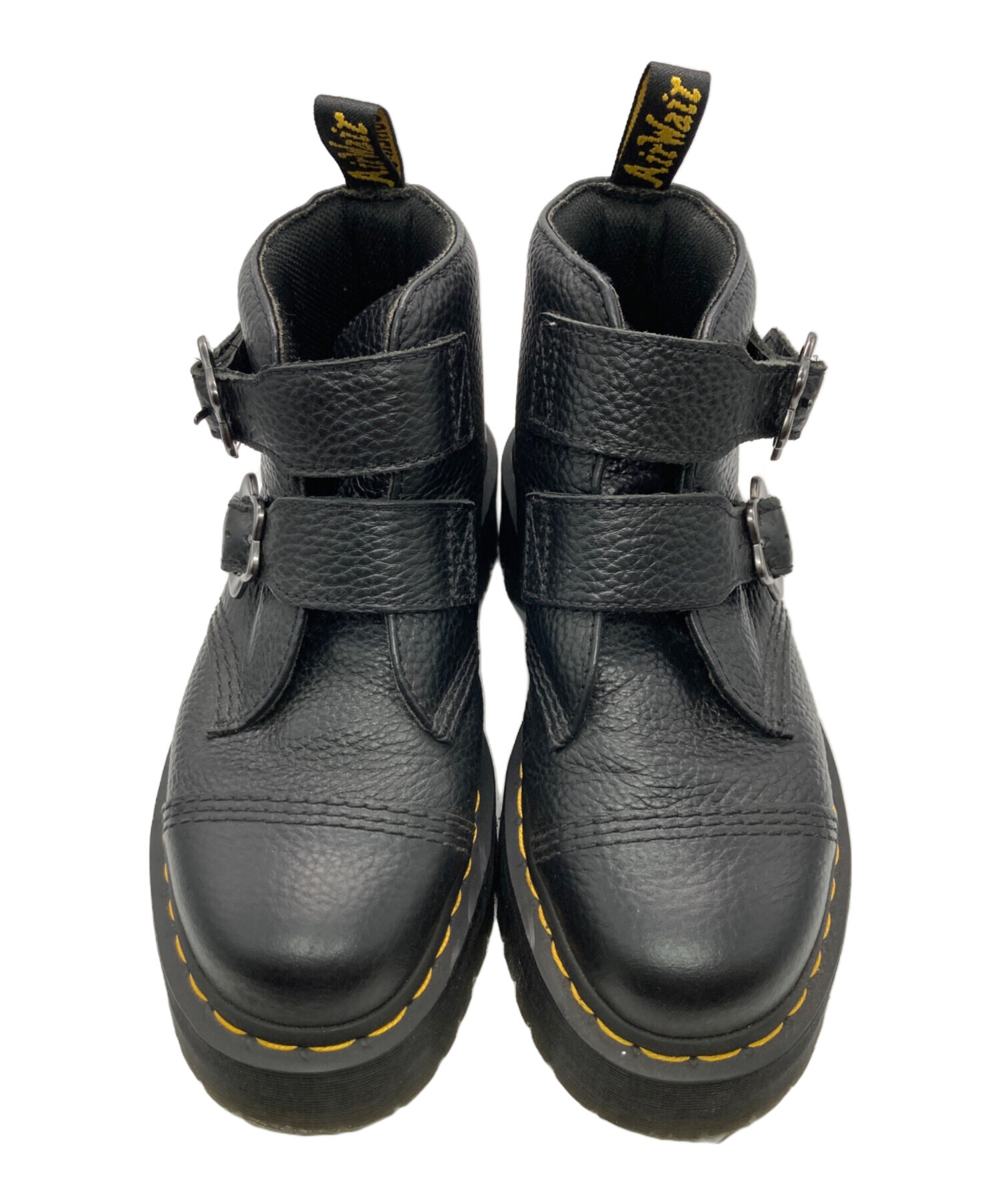 【新品・直営店で購入・完売品】 ドクターマーチン DEVON HEART UK6 中古・古着通販】Dr.Martens (ドクターマーチン) DEVON FLWR ブラック