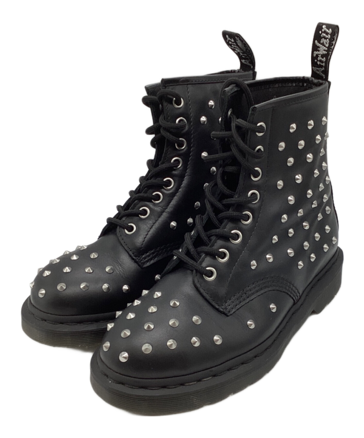 ドクターマーチン 8ホールブーツ ロカビリー　スタッズ 中古・古着通販】Dr.Martens (ドクターマーチン) スタッズ8ホール