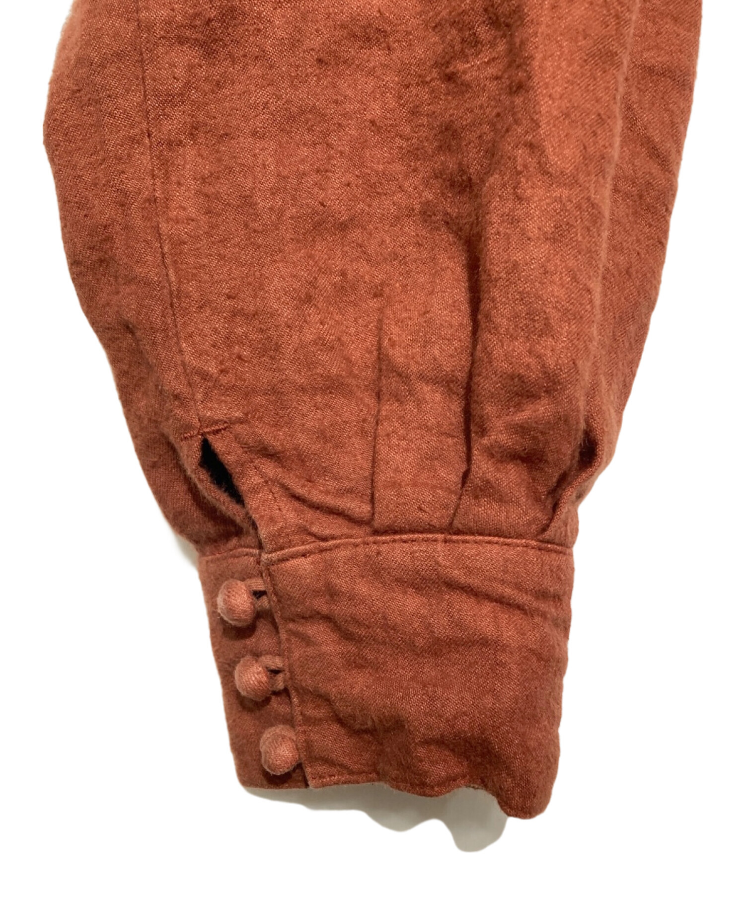 ネストローブ　ウールワンピース茶 ネストローブ ウールワンピース茶 nest Robe（ファッション