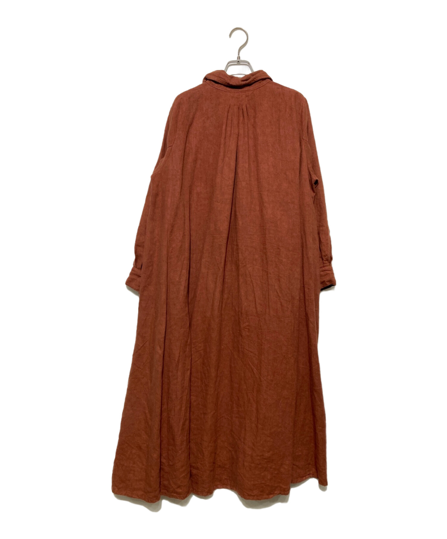 中古・古着通販】nest Robe (ネストローブ) 製品染め 起毛ﾘﾈﾝﾜﾝﾋﾟｰｽ 
