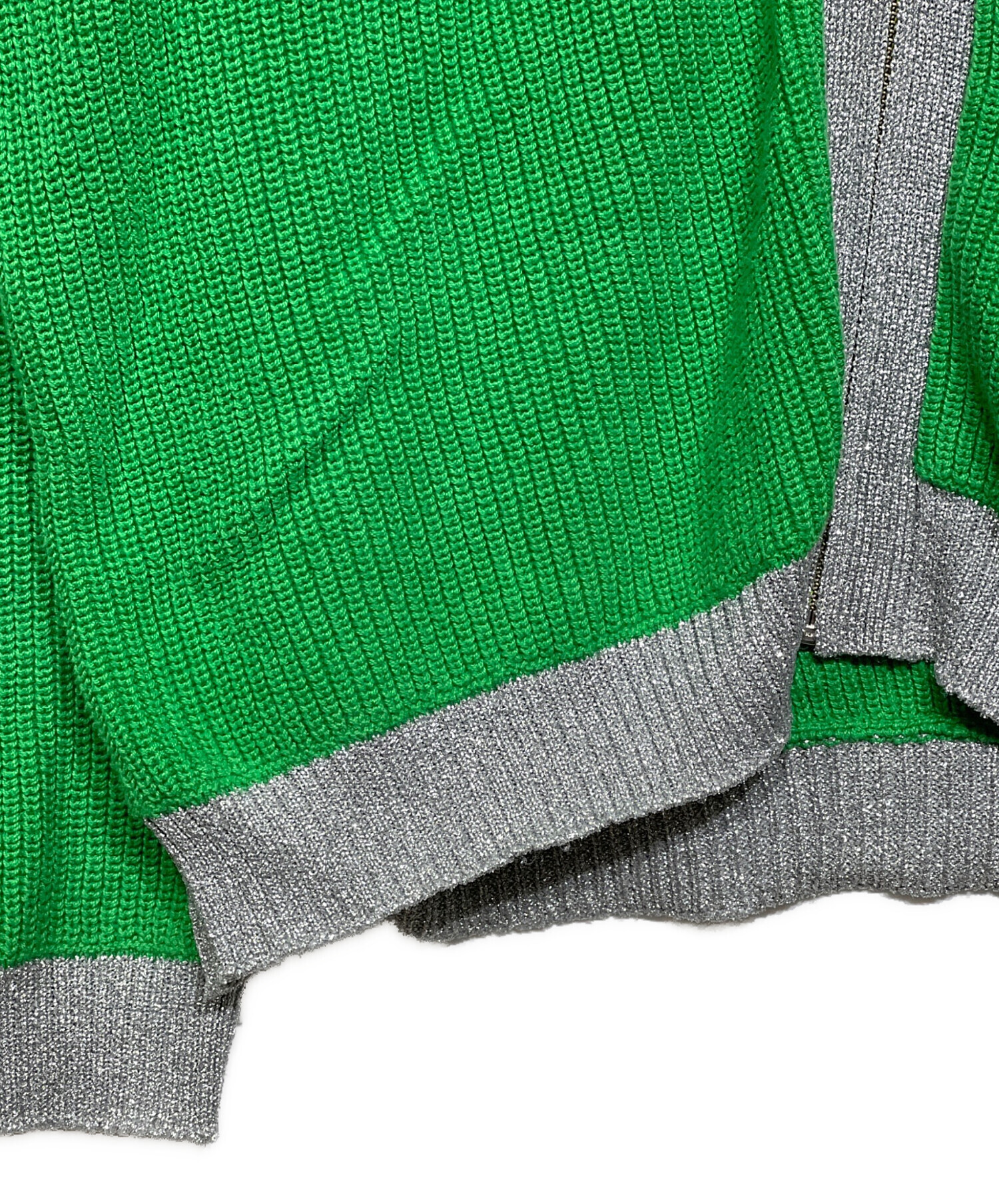 TTT MSW 24SS Lame zip up cardigan ＜TTTMSW＞ ラメ ジップ