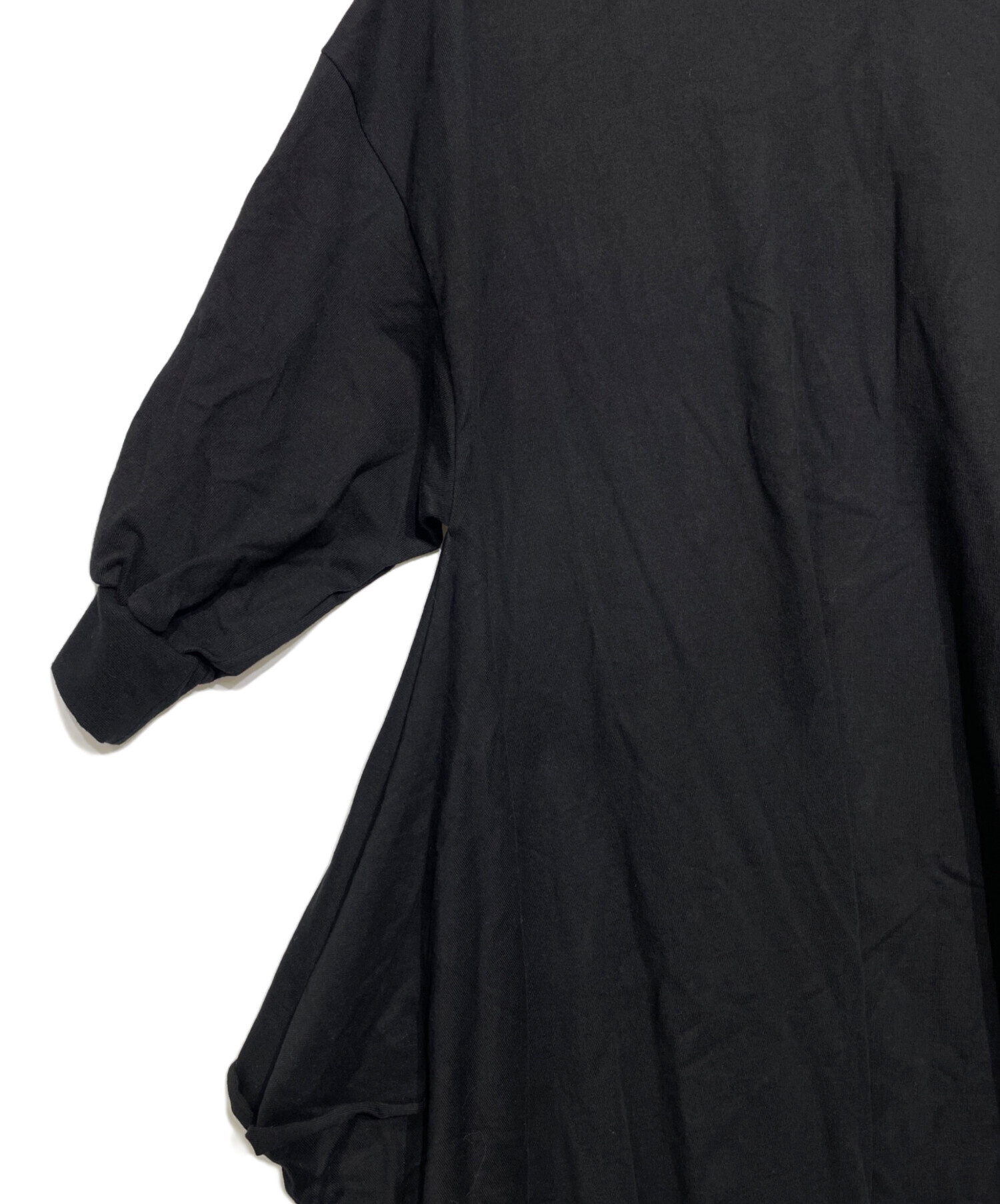 【未使用タグ付】HYKE ワンピース　ブラック　サイズ1 HYKE（ハイク）ワンピース 黒 サイズ:1(S位) レディース