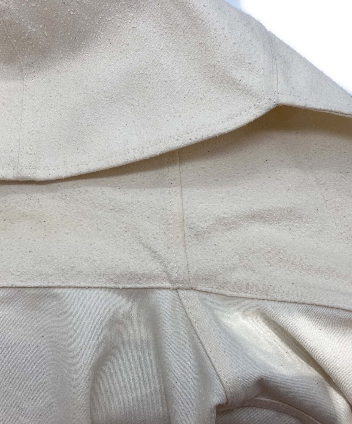 中古・古着通販】IRENISA (イレニサ) HOODED ZIP COAT アイボリー 