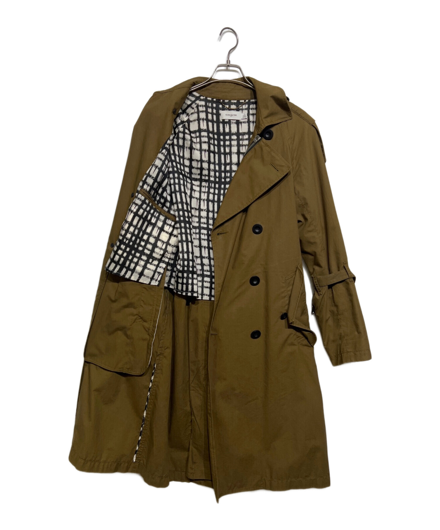 中古・古着通販】COACH (コーチ) ライナー付トレンチコート ベージュ