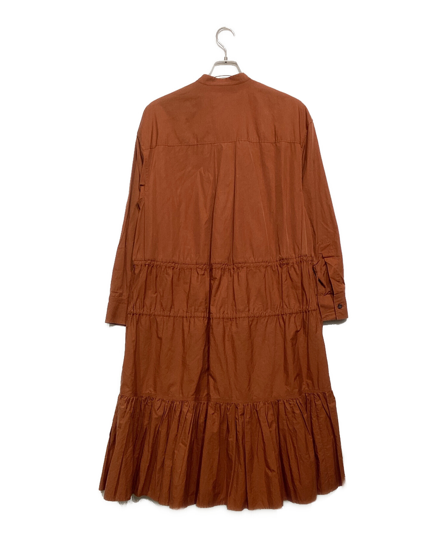 中古・古着通販】MARNI (マルニ) バンドカラーティアードミモシャツ