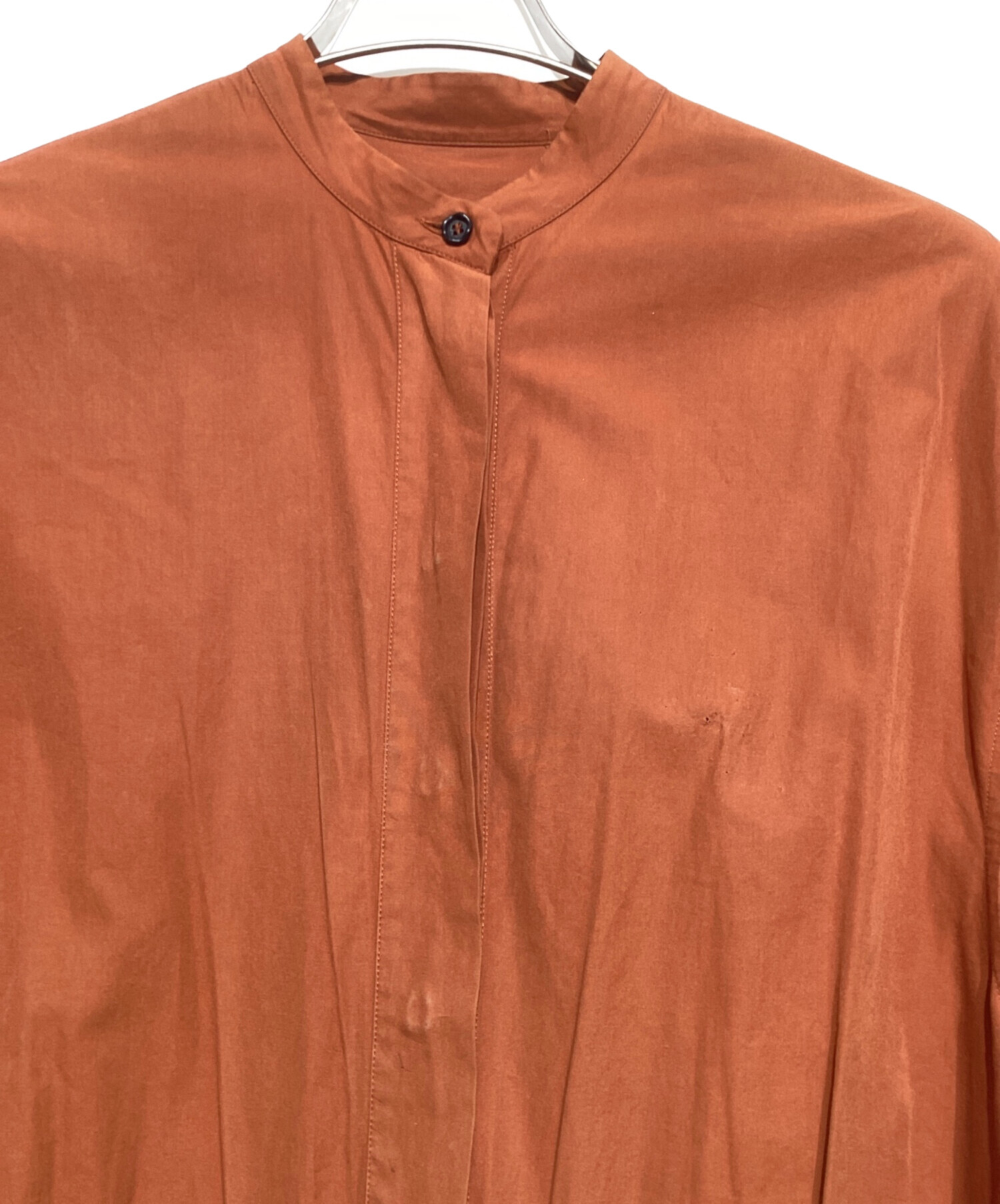 中古・古着通販】MARNI (マルニ) バンドカラーティアードミモシャツ