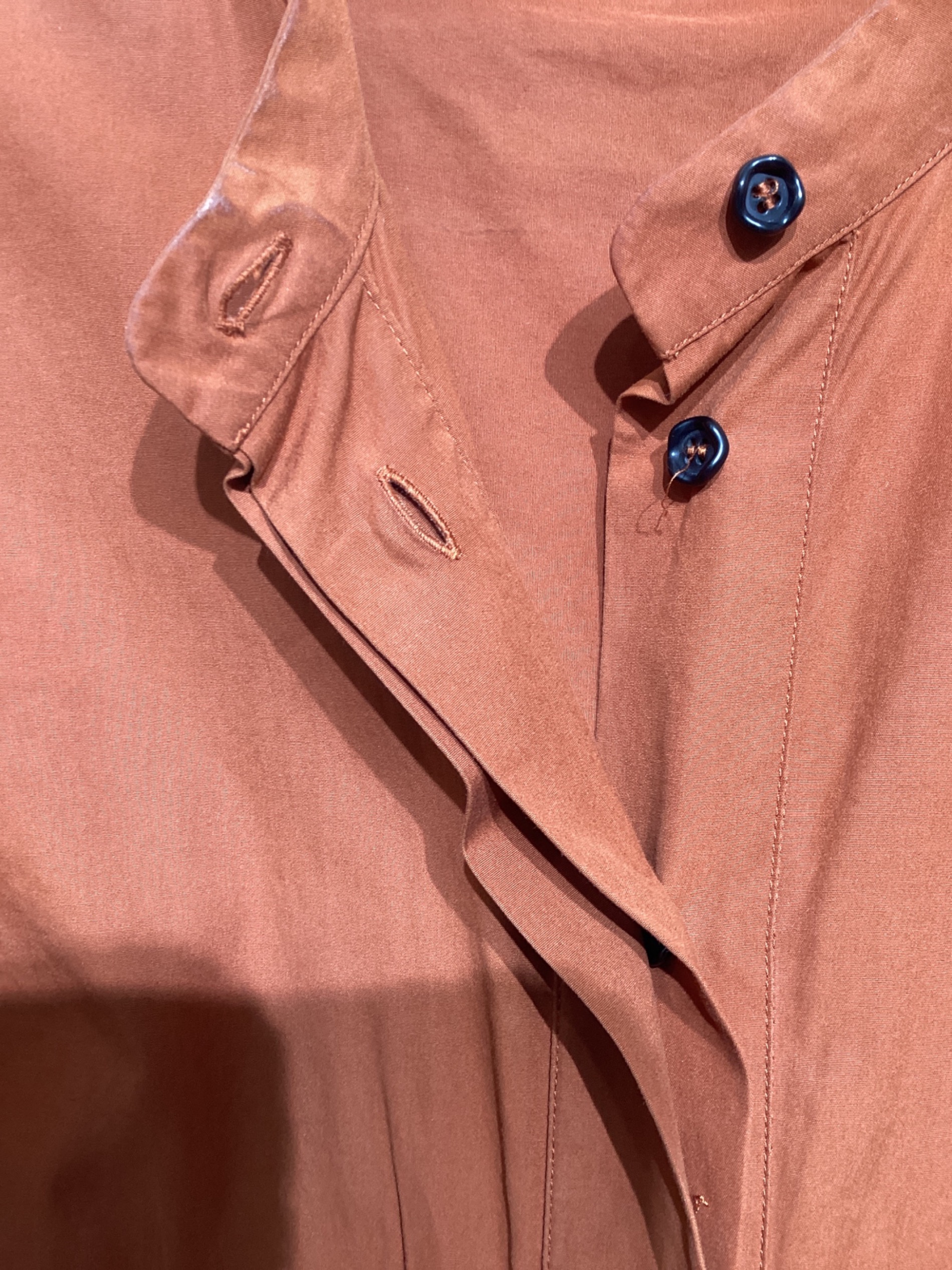 中古・古着通販】MARNI (マルニ) バンドカラーティアードミモシャツ