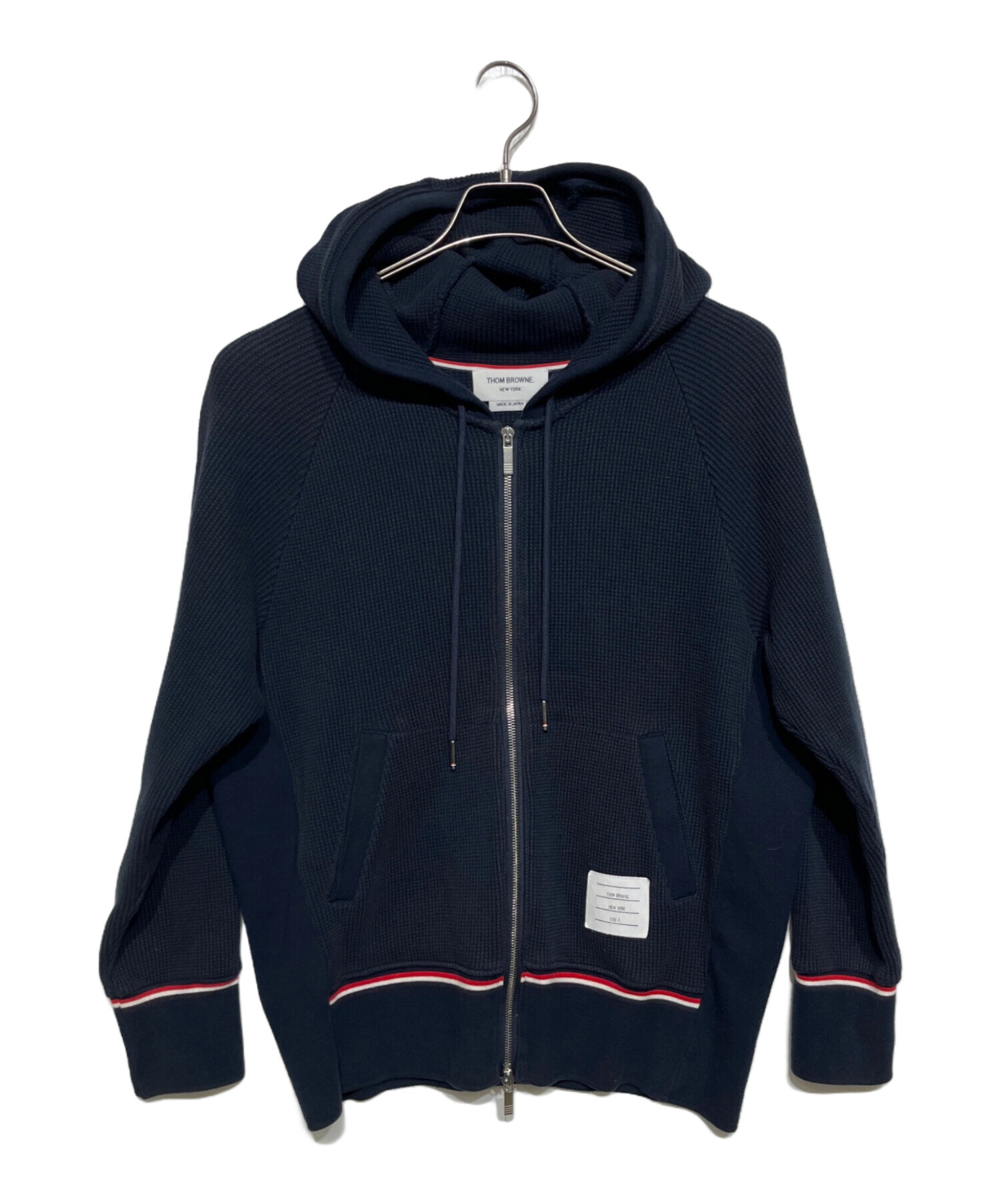 【極美品】THOM BROWNE トムブラウン　4barジップパーカー　フーディ トムブラウン THOM BROWNE パーカー 極美品】THOM BROWNE トム