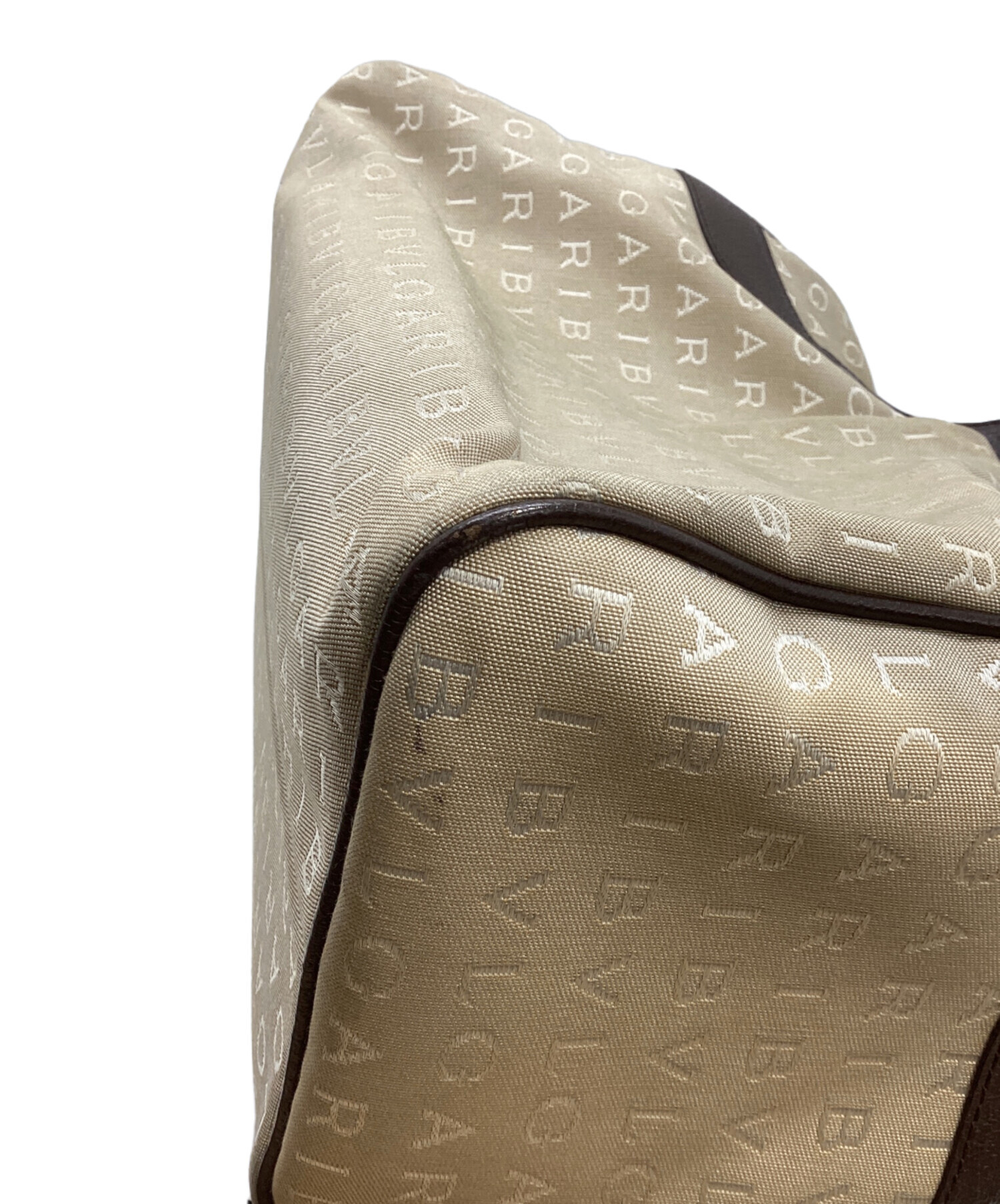 中古・古着通販】BVLGARI (ブルガリ) キャンバスハンドバッグ ベージュ