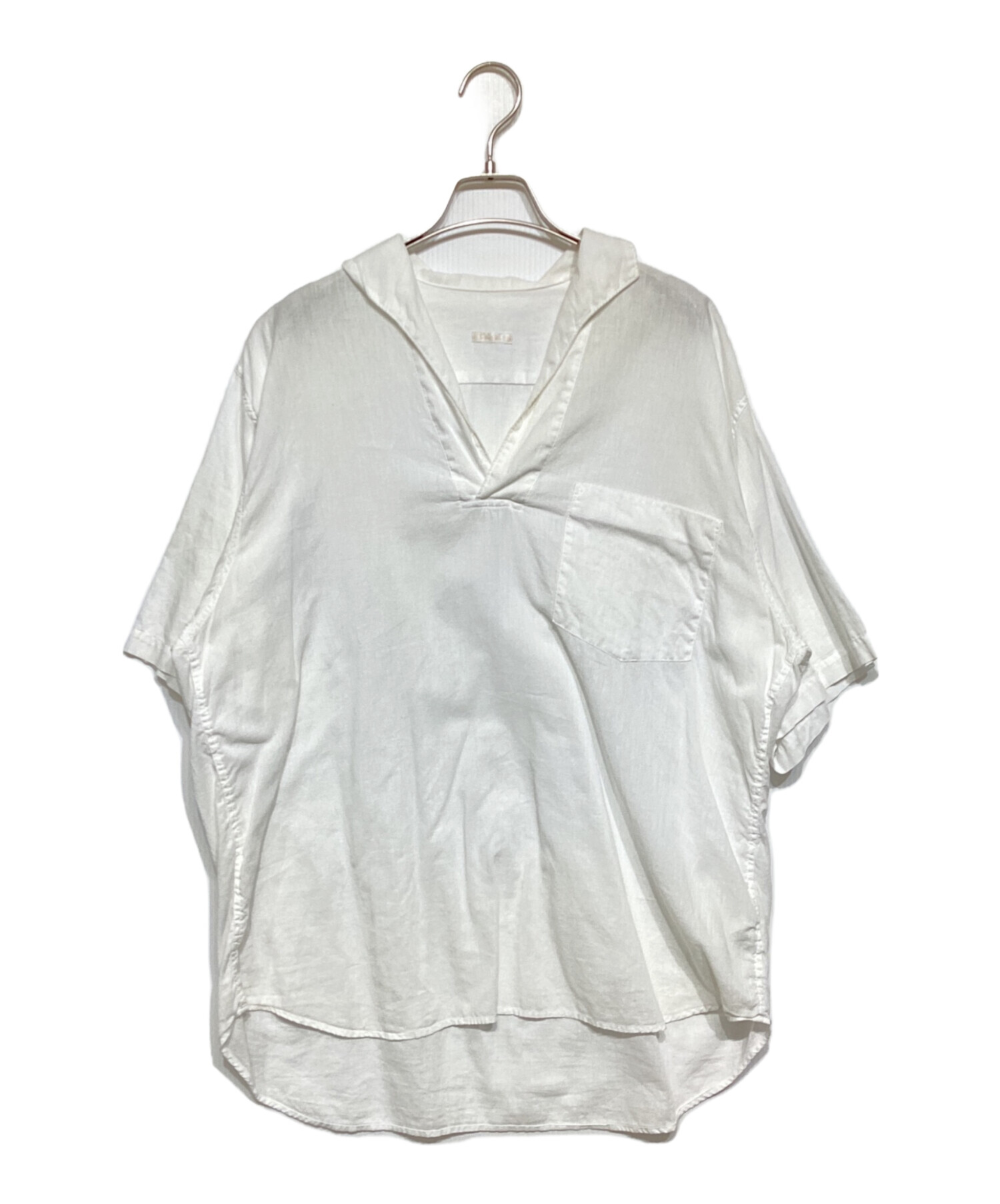 中古・古着通販】COMOLI (コモリ) ベタシャン スキッパー半袖シャツ 