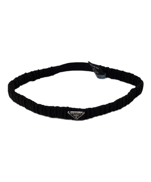 中古・古着通販】PRADA (プラダ) ヘアバンド ブラック｜ブランド・古着