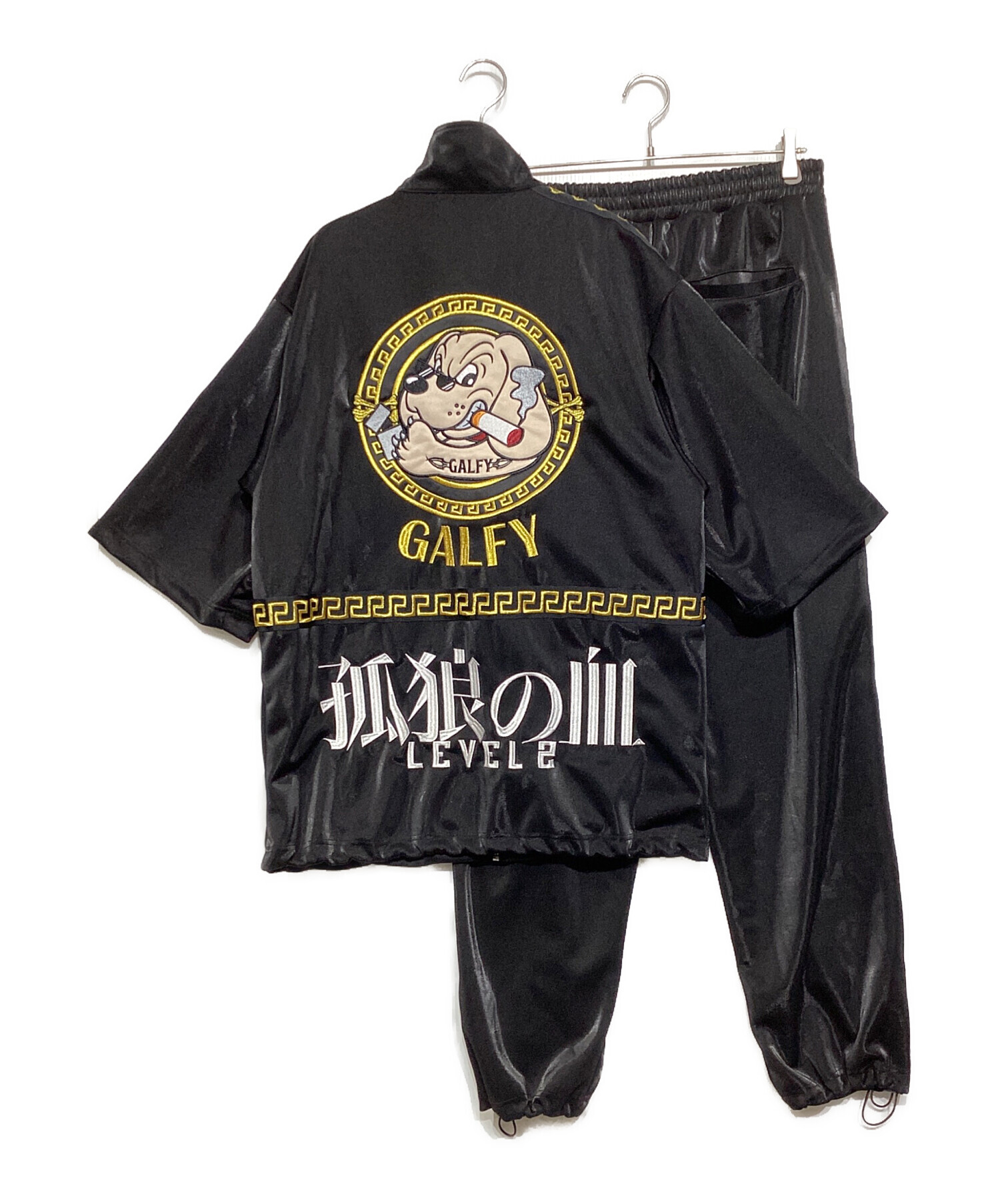 中古・古着通販】GALFY (ガルフィー) セットアップジャージ ブラック