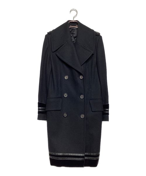 中古・古着通販】GUCCI (グッチ) Pコート ブラック サイズ:42