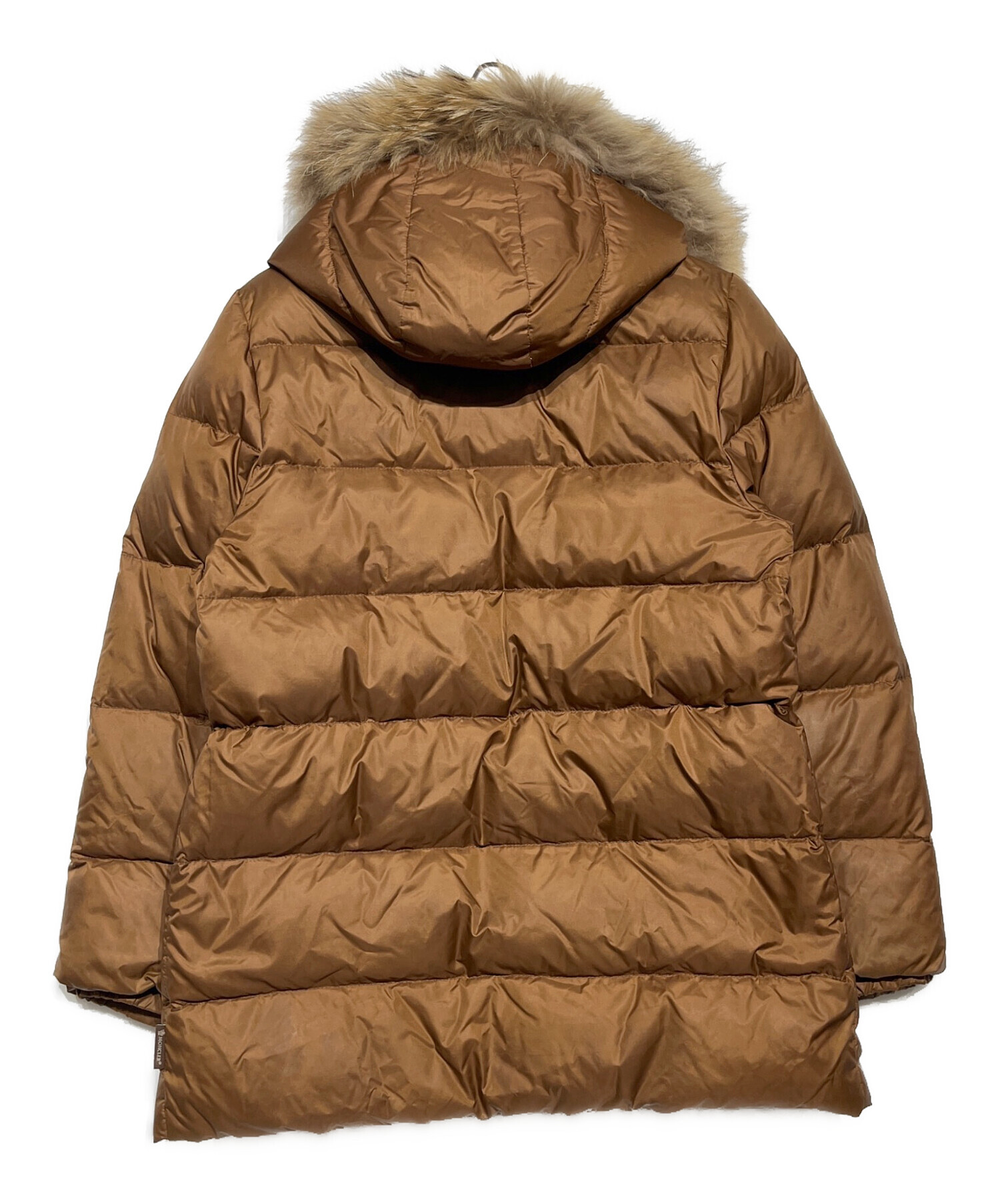 美品　モンクレール　ヴァレンティーヌ　ダウンコート　モカブラウン　着脱可フード 中古・古着通販】MONCLER (モンクレール) VALENTINE ダウン