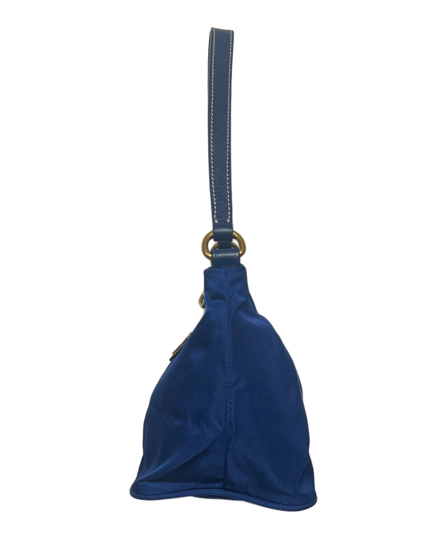 中古・古着通販】PRADA (プラダ) ナイロンミニハンドバッグ ブルー