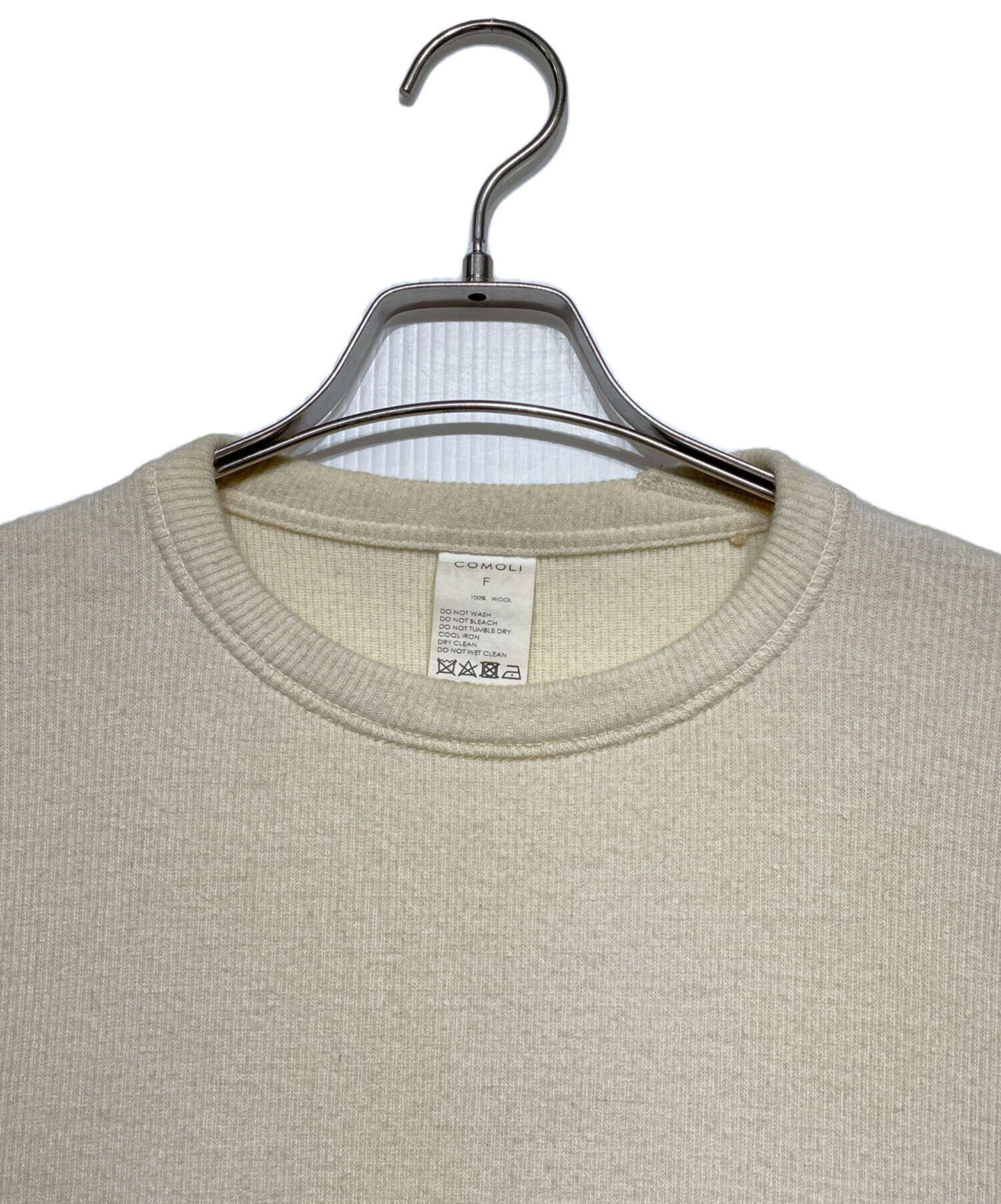 COMOLI コモリ ウールサープラス長袖ニット 21AW