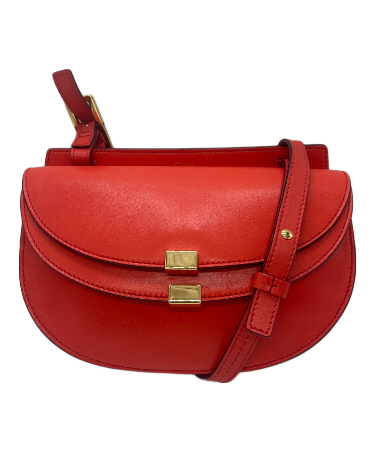 中古・古着通販】Chloe (クロエ) ジョージア ミニ バッグ レッド 