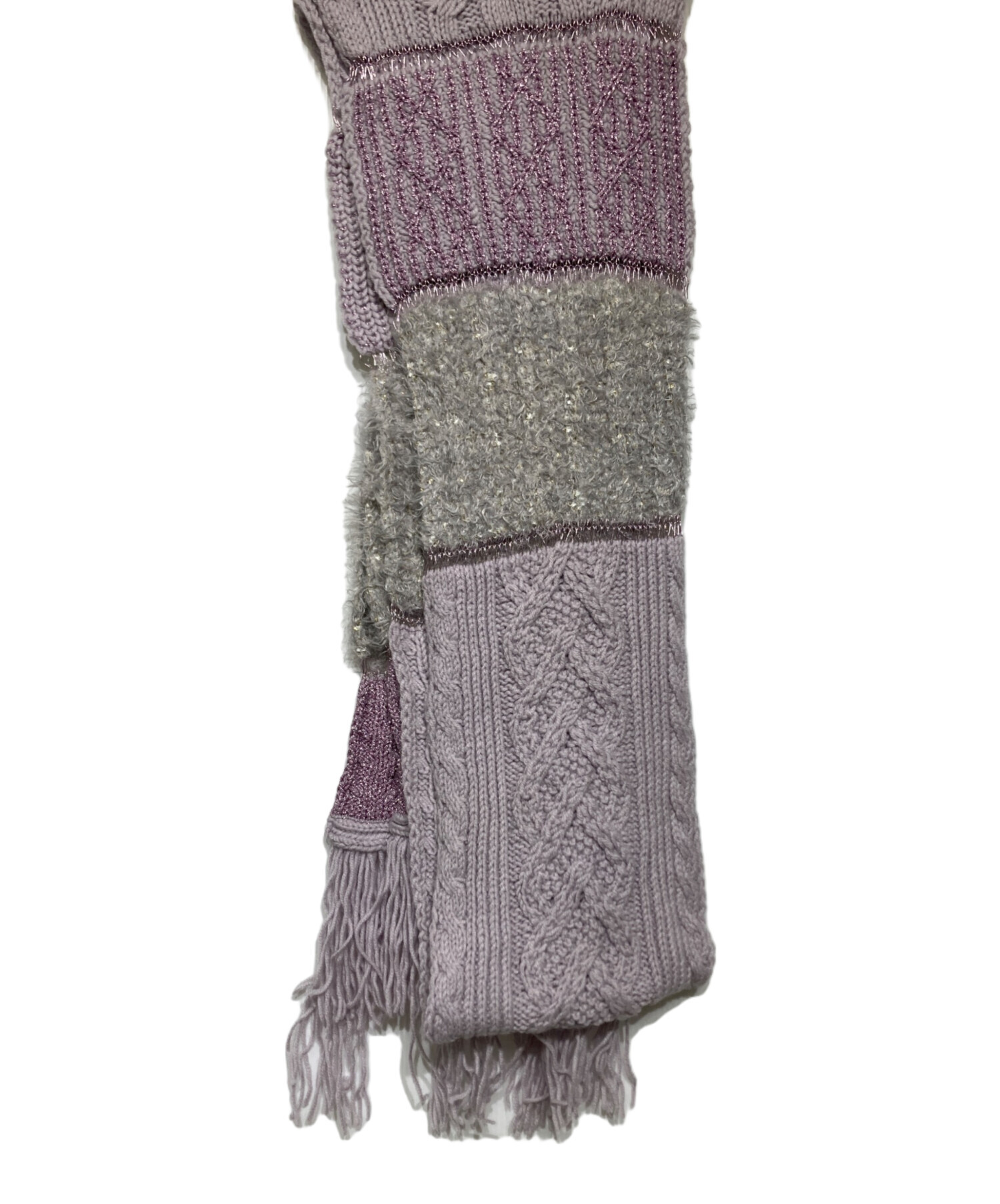 rurumu: マフラー / weave yarn stole ブラック rurumu: マフラー rurumu: マフラー / weave yarn stole ブラック